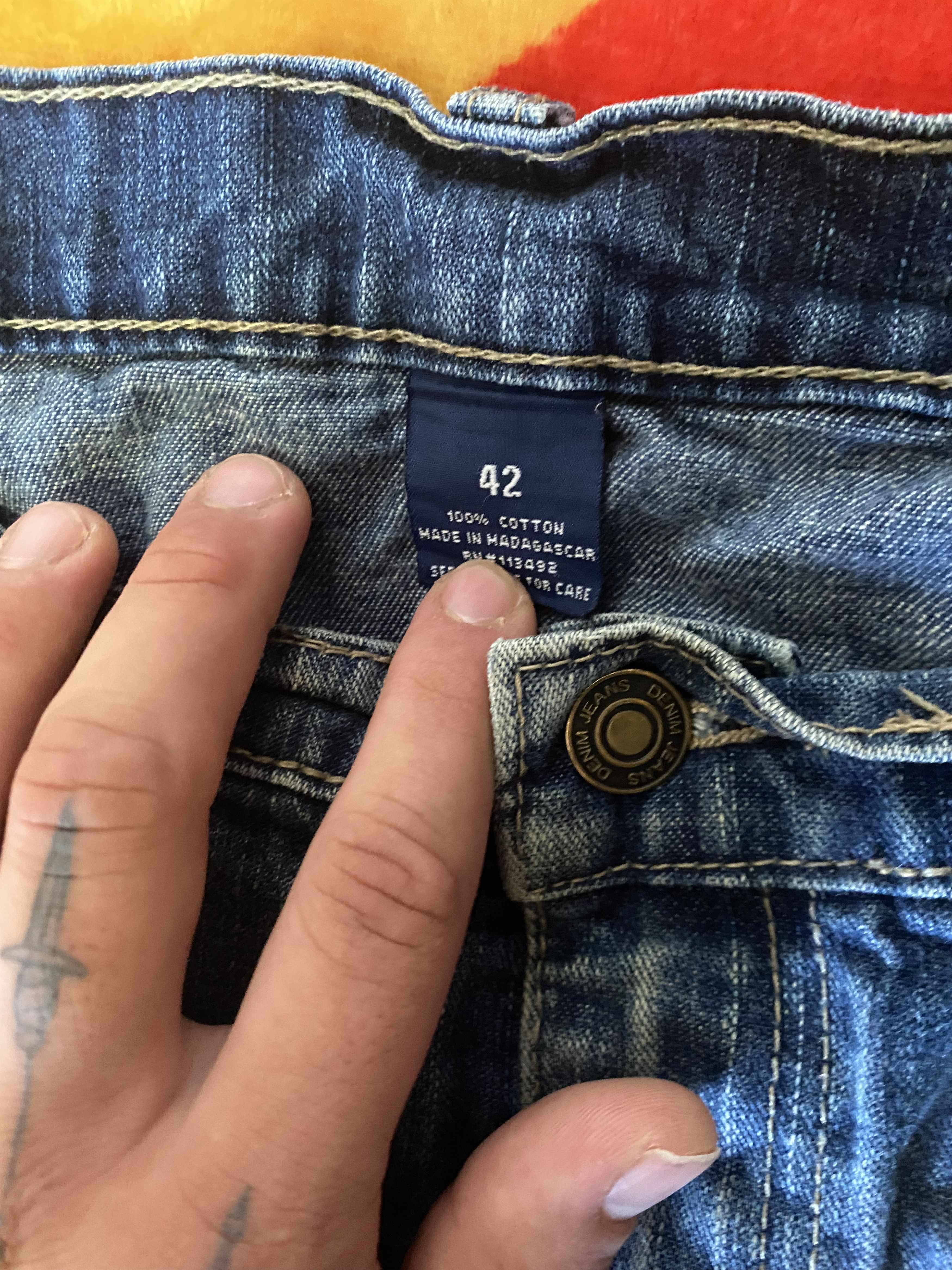 Other × Vintage Vintage Full Blue Jorts Size US 42 / EU 58 - 4 Thumbnail