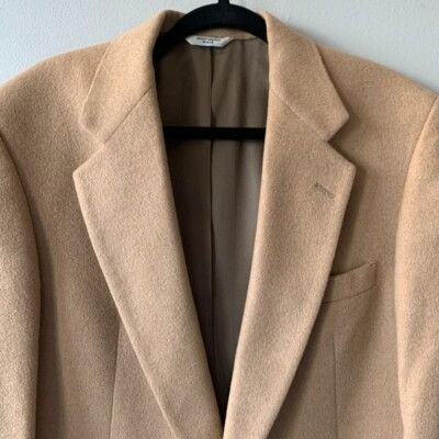 Turnbury Turnbury Sport Coat Mens Size 42R 100% Camel Hair Khaki Beig Size 42R - 4 Thumbnail