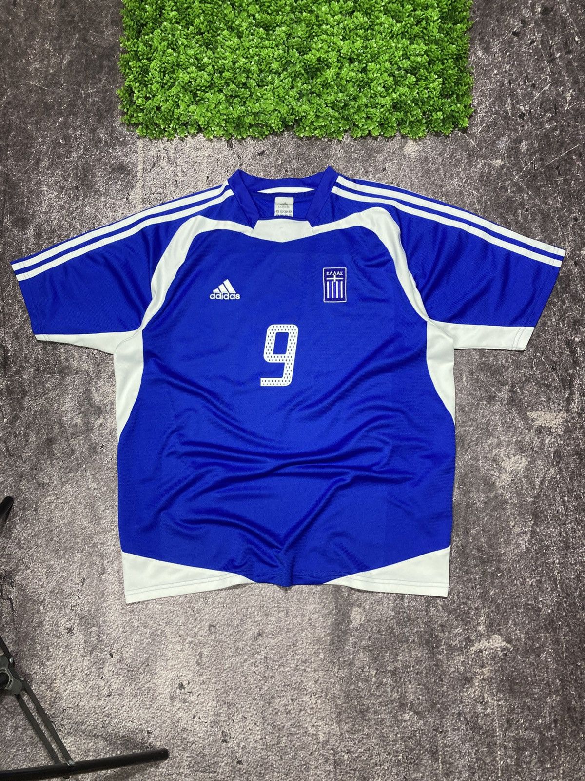 Adidas Greece 2004-2006 Home Football Shirt L Jersey
