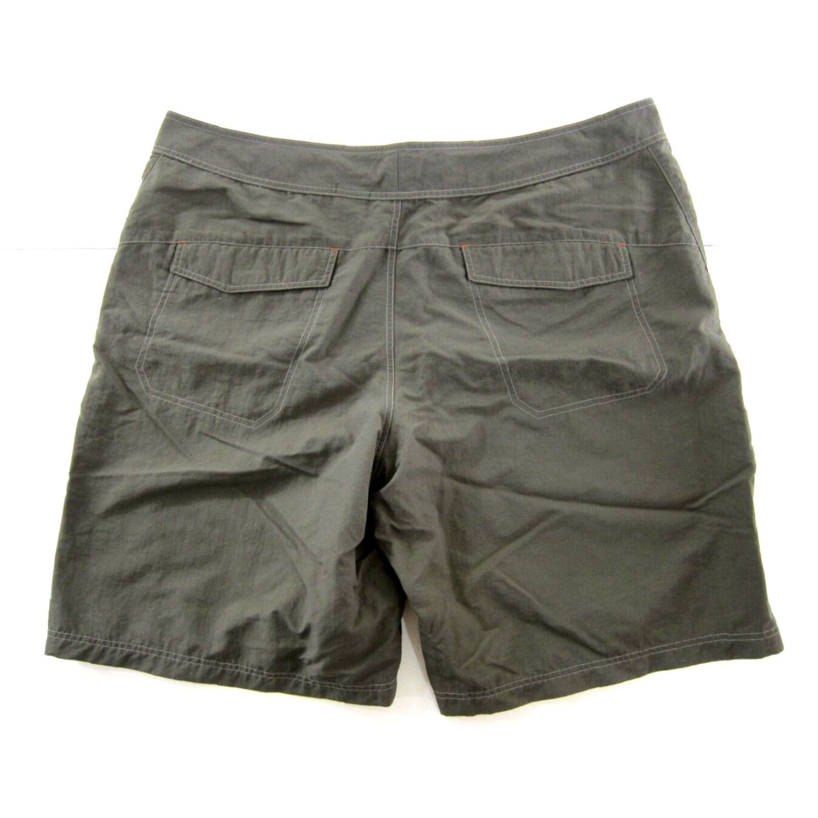 Vintage Columbia 100% Nylon Army Green Pocket Swim Trunk Surf Board Short Men 44 Size US 44 / EU 60 - 2 Thumbnail