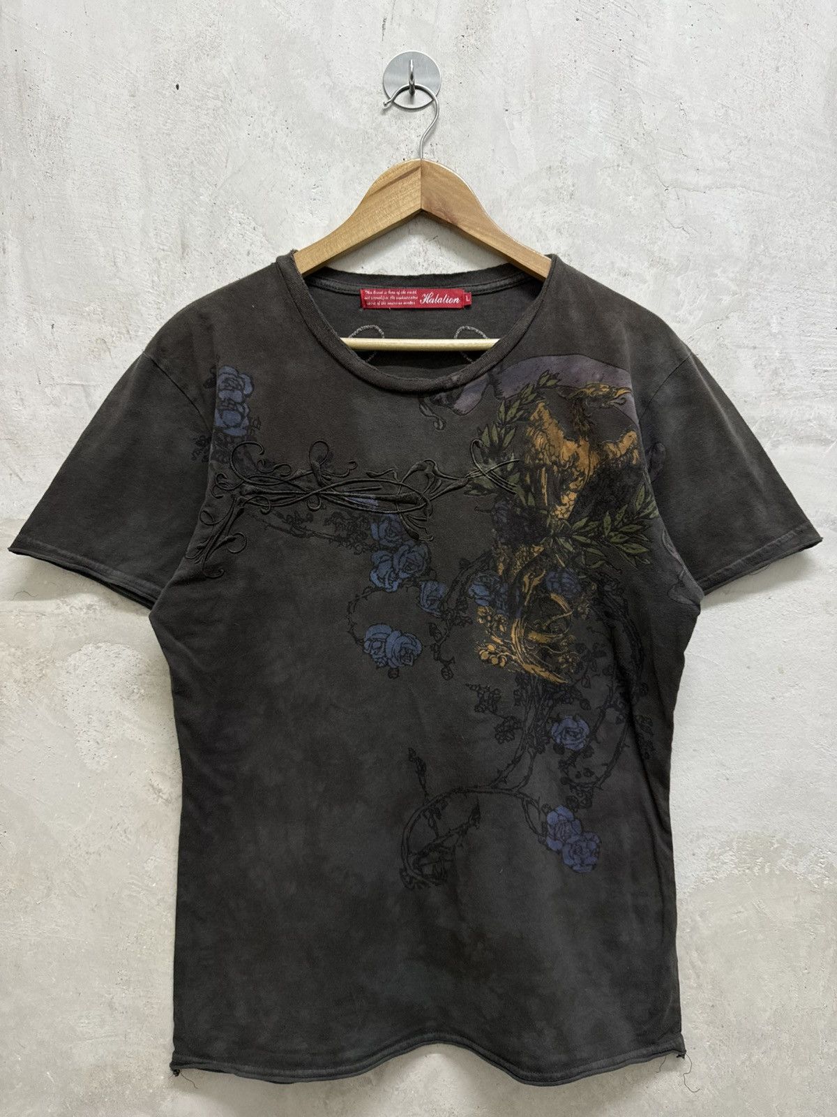 Affliction 2000s Halation “Baptism” affliction style y2k T-shirt Size US L / EU 52-54 / 3 - 3 Thumbnail