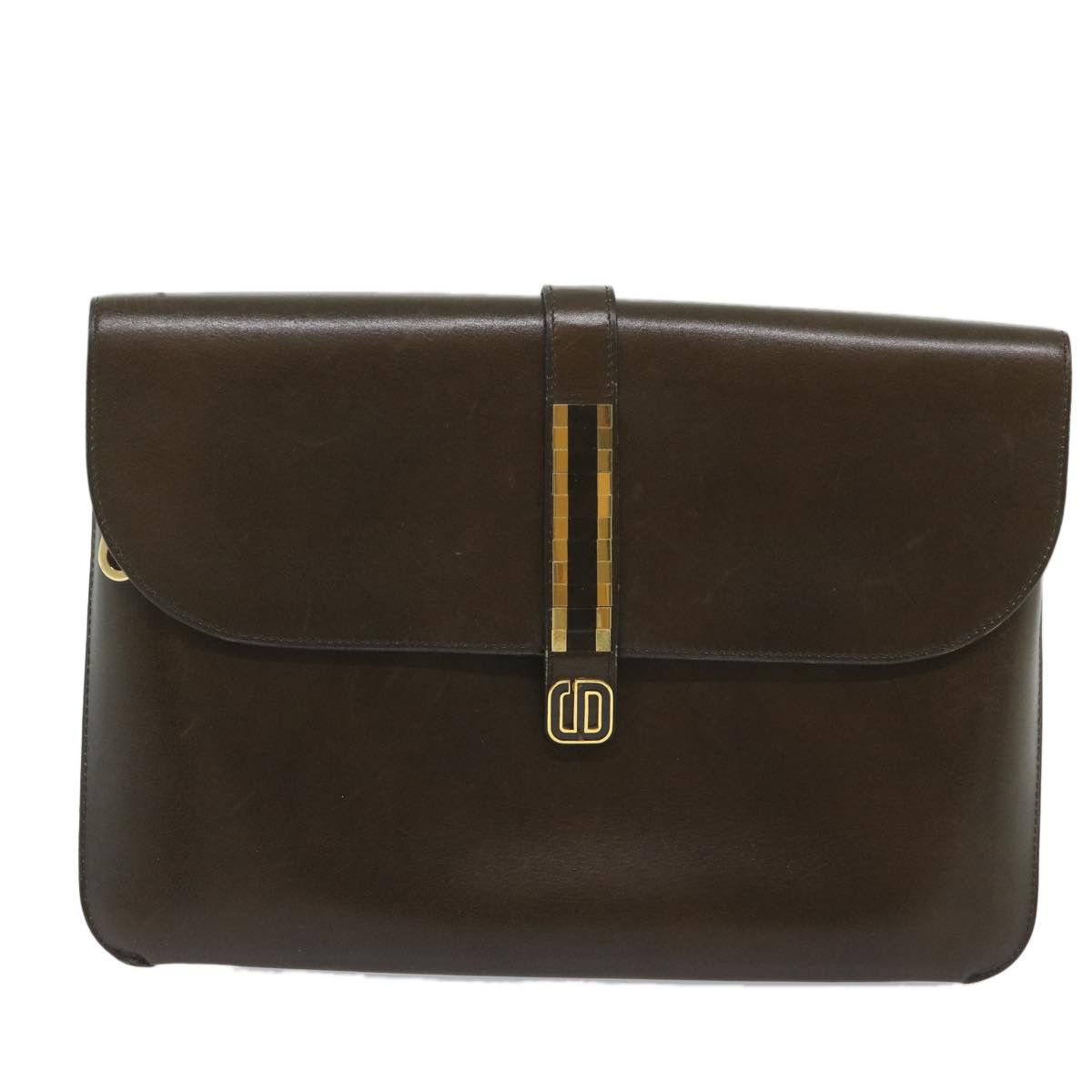 Dior Brown Leather Shoulder Bag (Pre-Owned) Size ONE SIZE - 1 Thumbnail