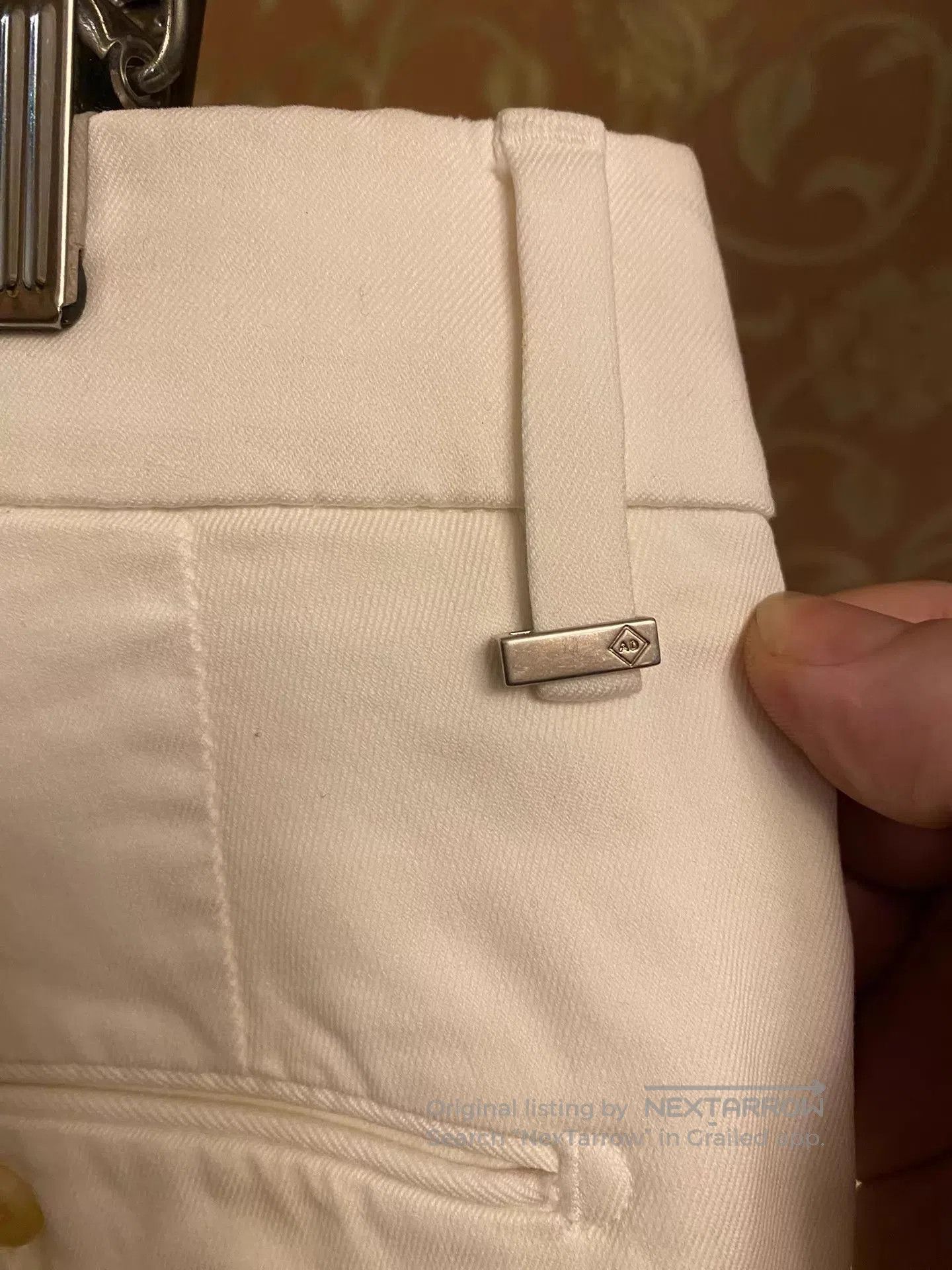 Alfred Dunhill White Casual Pants Size 34. Size US 34 / EU 50 - 4 Thumbnail