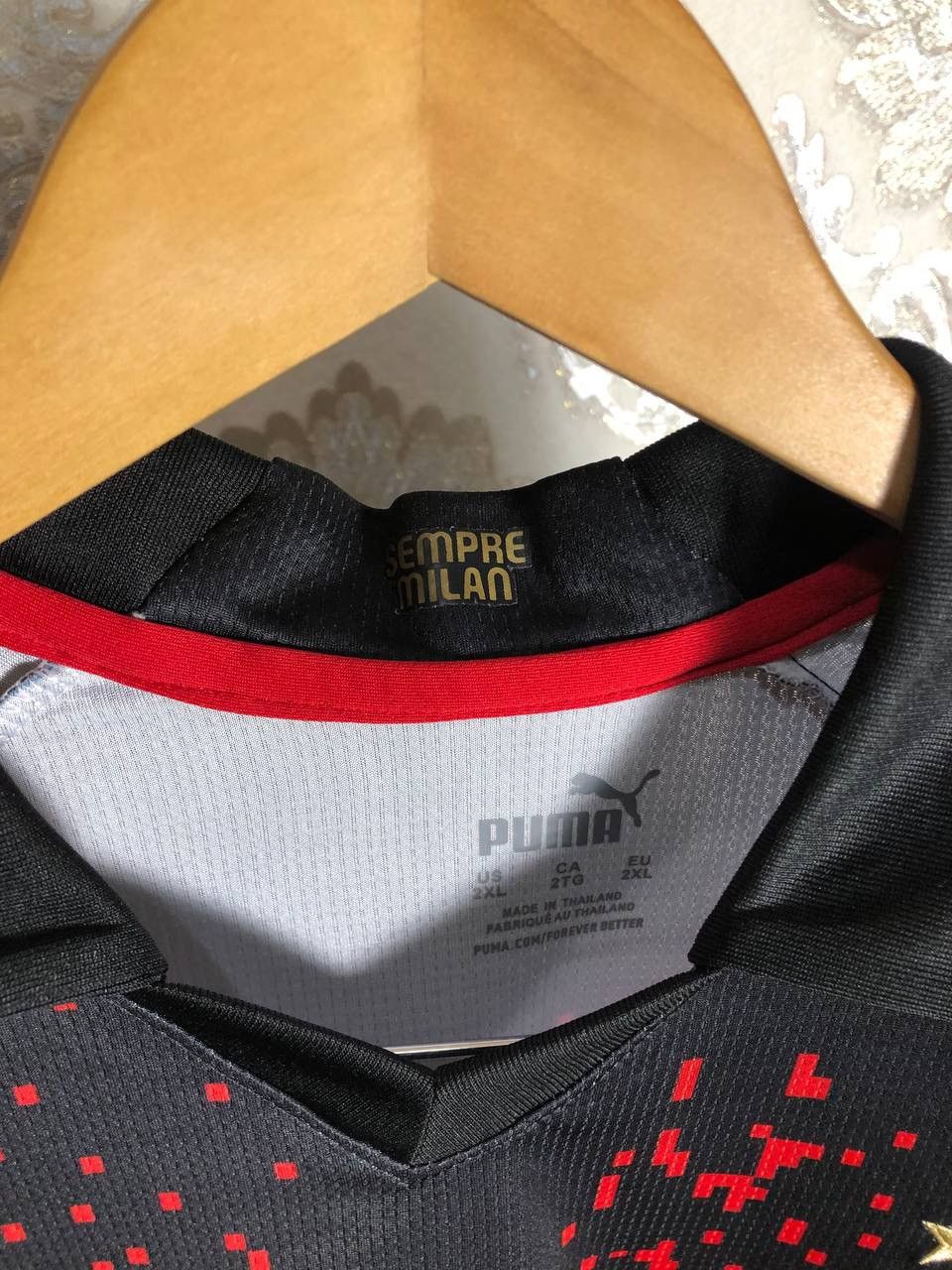 Puma VINTAGE PUMA FC MILAN ITALY SOCCER JERSEY RETRO BLOKE Y2K Size US XXL / EU 58 / 5 - 4 Thumbnail