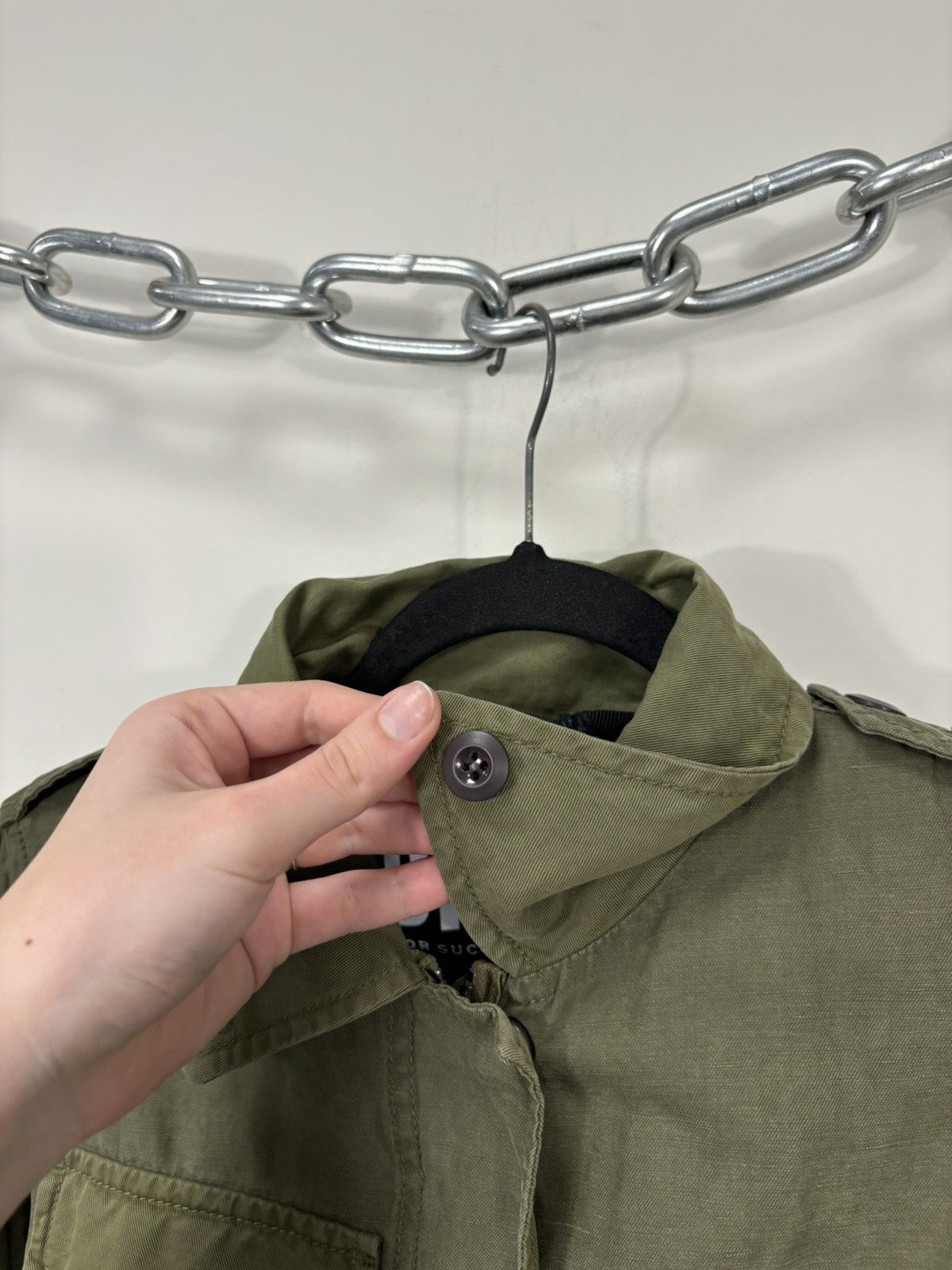 Diesel Diesel G-Claudia Giacca NWT Women’s Multipocket Olive Jacket Size XXS / US 00 / IT 34 - 6 Thumbnail