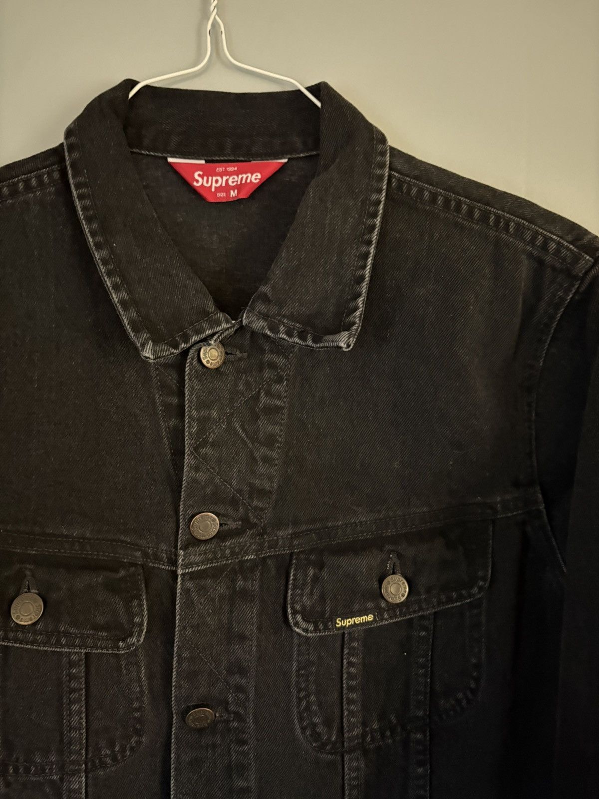 Supreme Supreme Playboy Denim Trucker Jacket SS14 Black Size US M / EU 48-50 / 2 - 3 Thumbnail