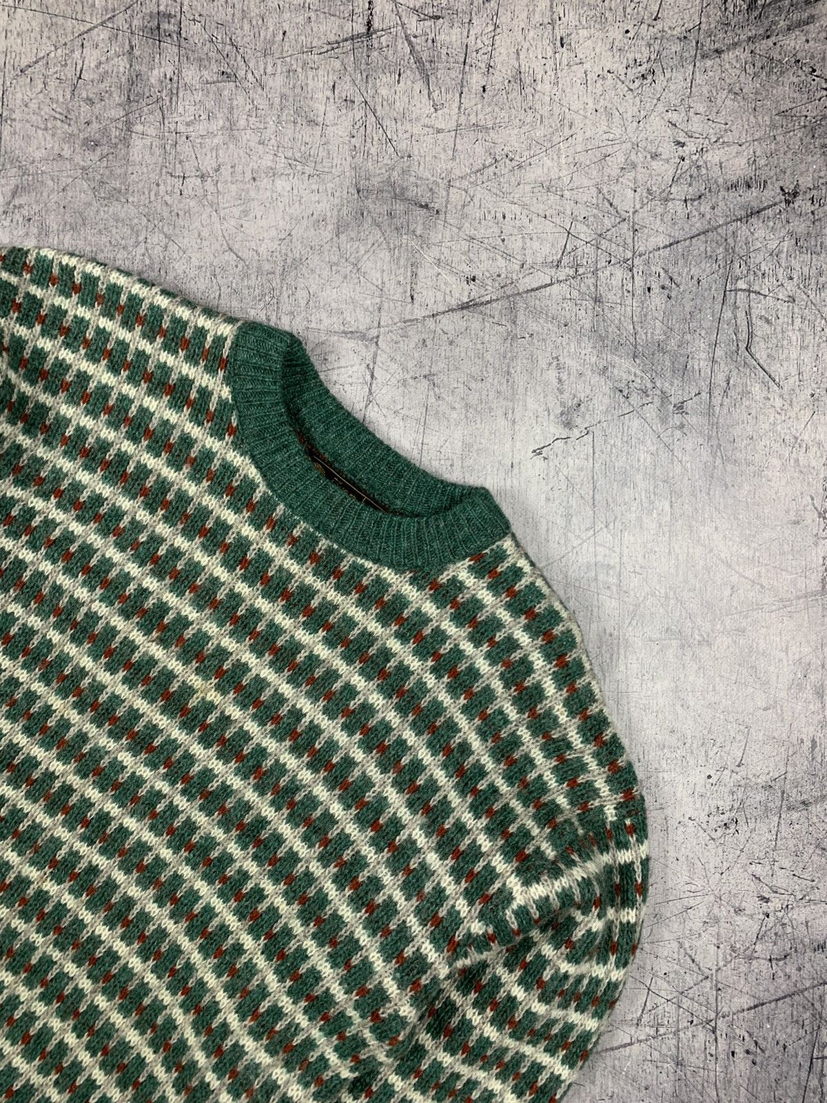 Vintage Vintage Rare Made In Norway Knitted Sweater Wool 90s Size US L / EU 52-54 / 3 - 2 Thumbnail