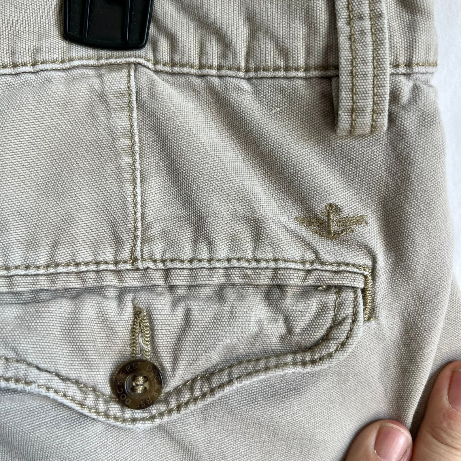 Dockers Dockers Cargo Shorts Men's W40 Khaki Flap Cargo Pockets Size US 40 / EU 56 - 3 Thumbnail