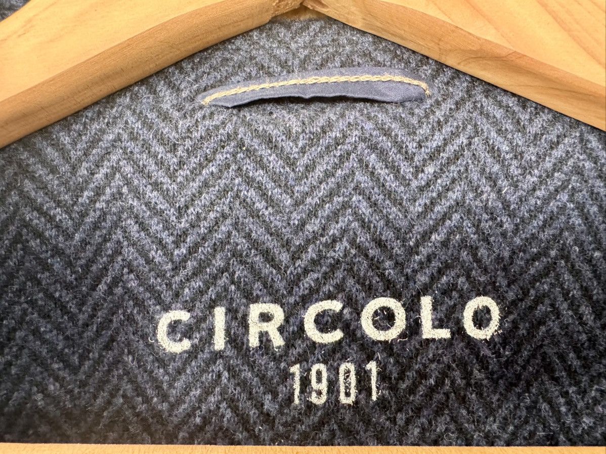 Circolo 1901 Circolo 1901 Wool Alpaca Herringbone Blazer — Barely Worn Size 48R - 6 Thumbnail