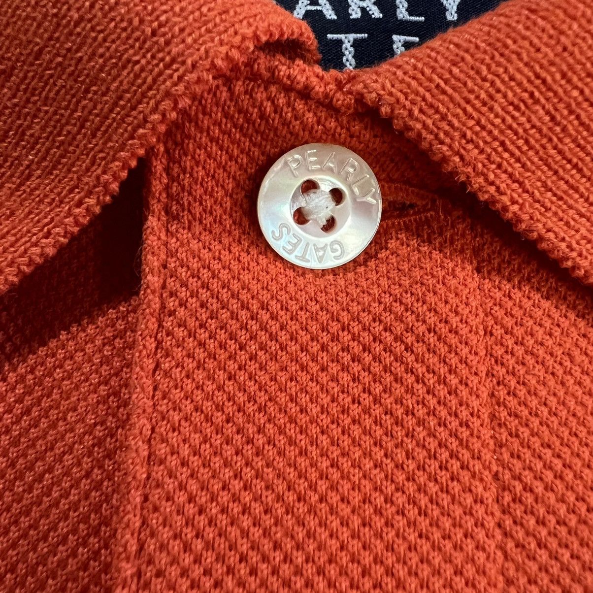 Other Pearly Gates Japan Golf Polo Shirt Orange “Play Well” Size US S / EU 44-46 / 1 - 9 Thumbnail