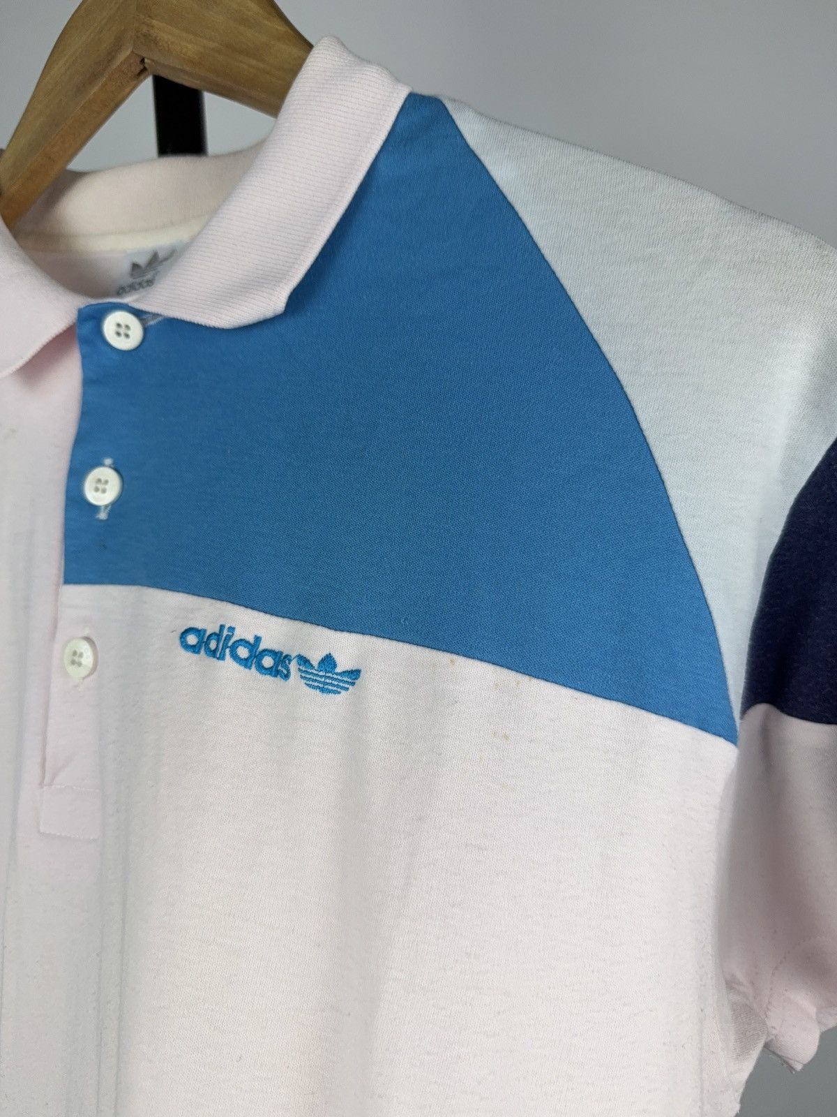 Adidas Archive Rare Vintage Adidas Polo Made in West Germany 80s Size US M / EU 48-50 / 2 - 5 Thumbnail