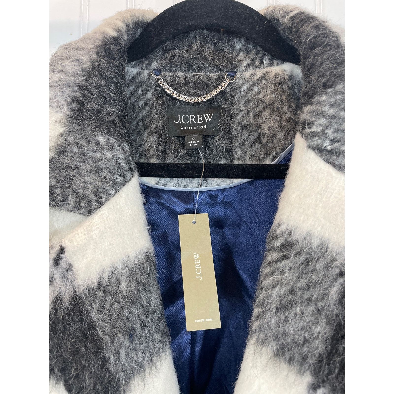 J.Crew J. Crew Relaxed Topcoat Italian Brushed Buffalo Sz XL Size XL / US 12-14 / IT 48-50 - 6 Thumbnail
