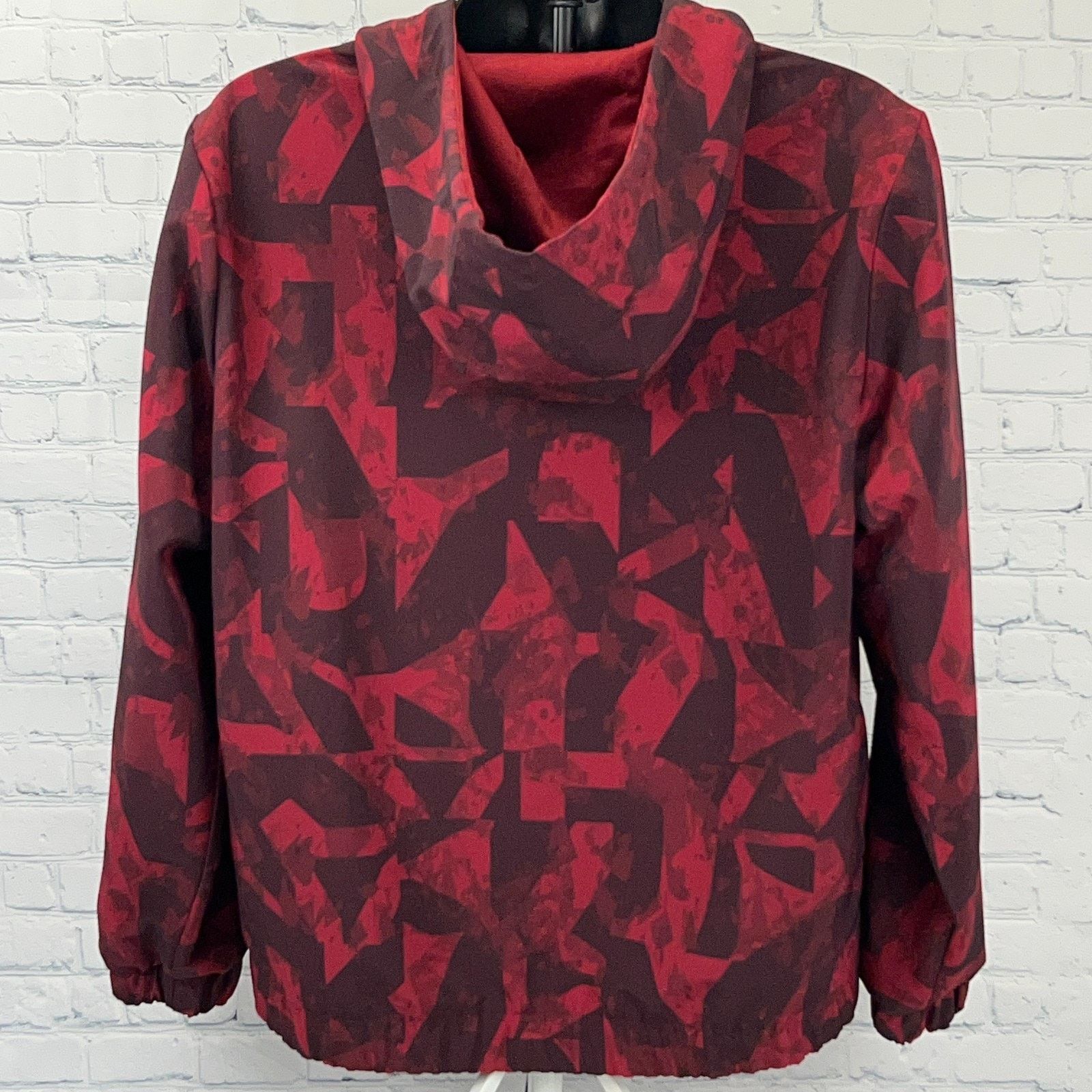 Reebok Reebok Half 1/2 Zip Anorak Hoodie Hooded Jacket Red M Size US M / EU 48-50 / 2 - 3 Thumbnail