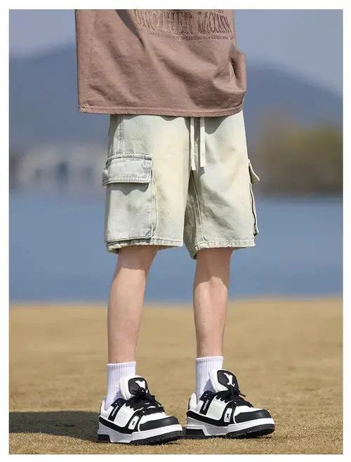 Japanese Brand Kihara x Aika Street Vintage Loose Fit Denim Shorts Size US 31 - 2 Thumbnail