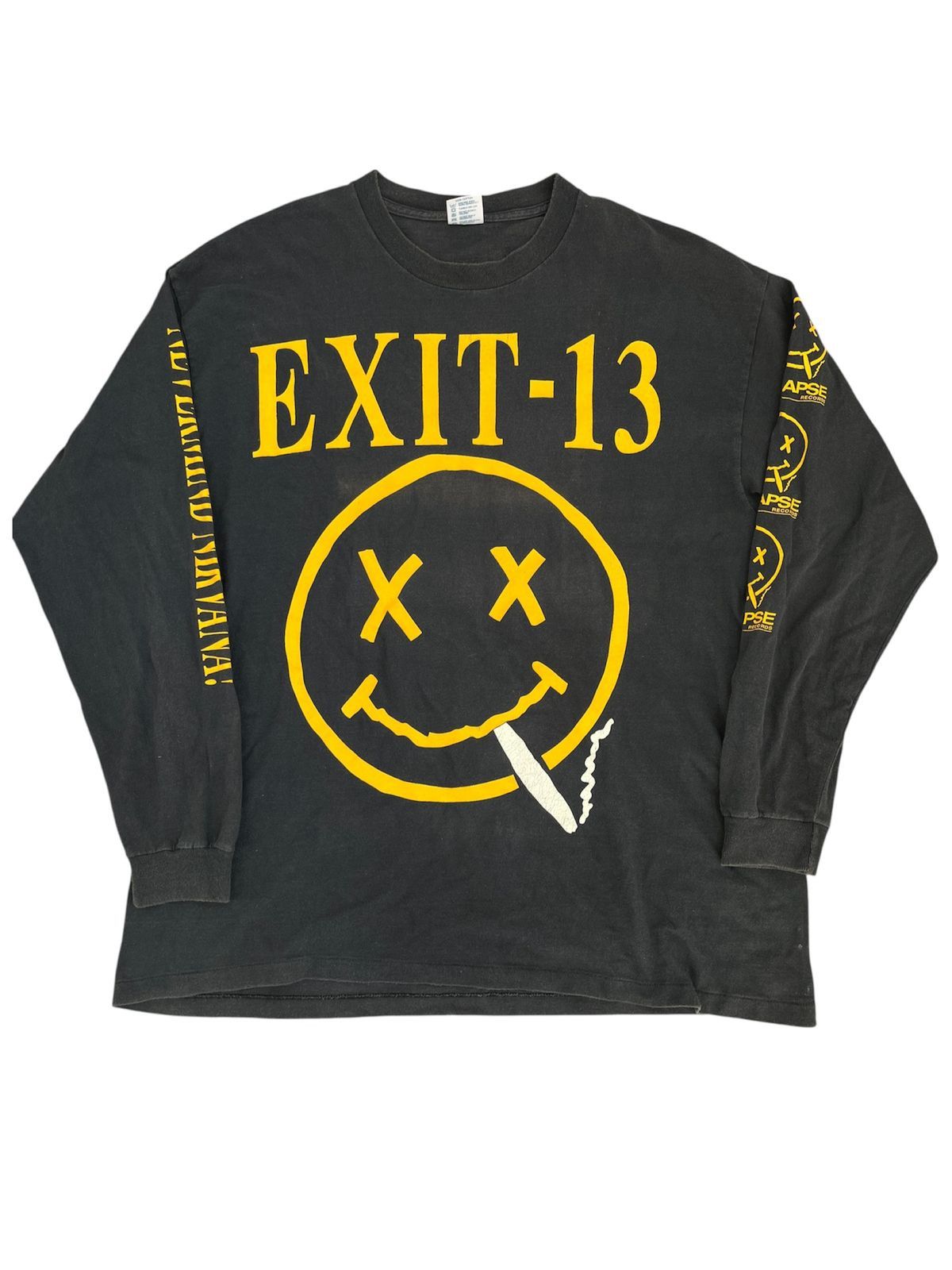 Vintage Vintage Exit 13 - Nevermind Nirvana! Size US XL / EU 56 / 4 - 1 Thumbnail