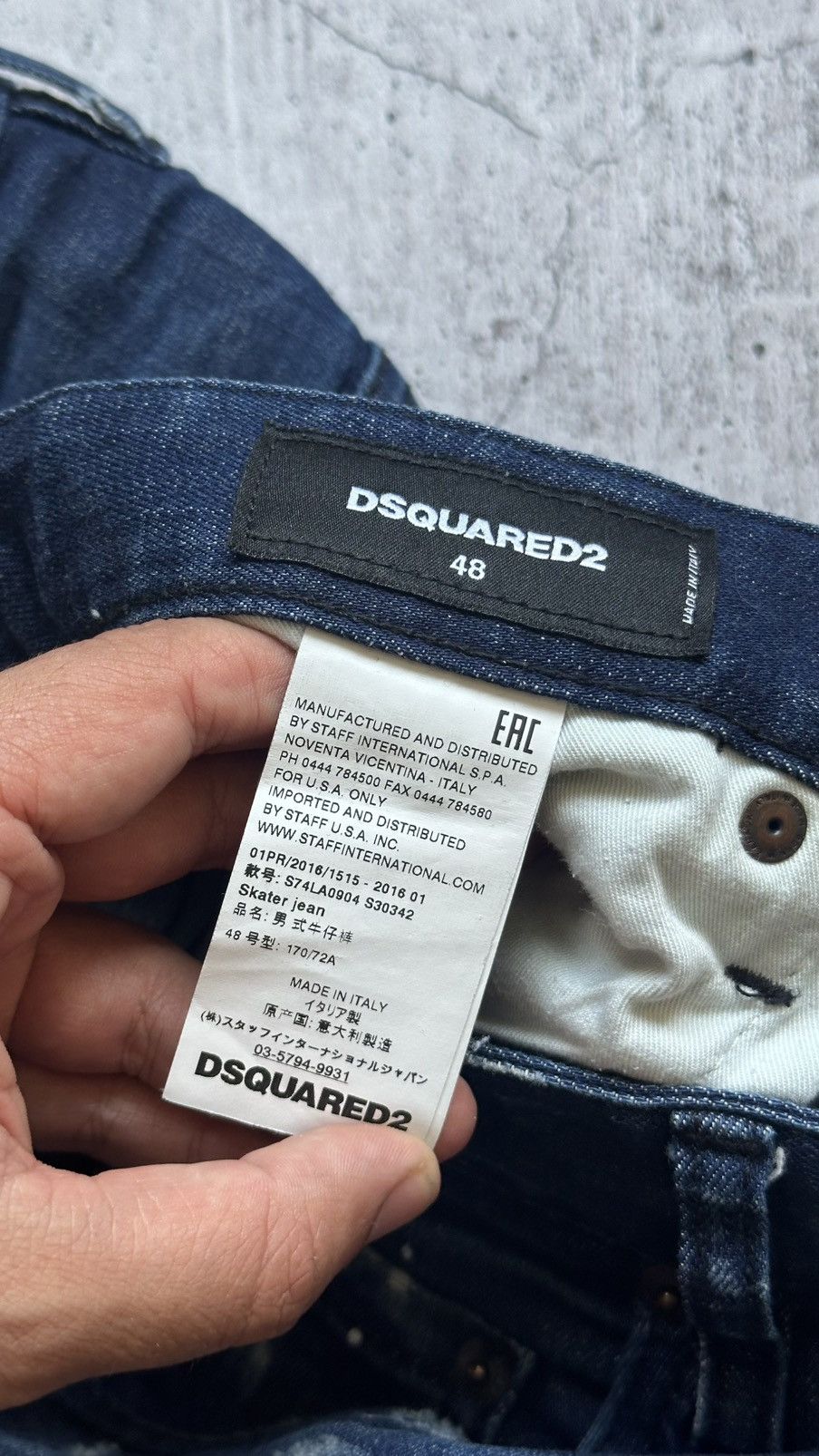Dsquared2 Dsquared2 Skater Distressed Denim Jeans Pants Size US 32 / EU 48 - 8 Thumbnail