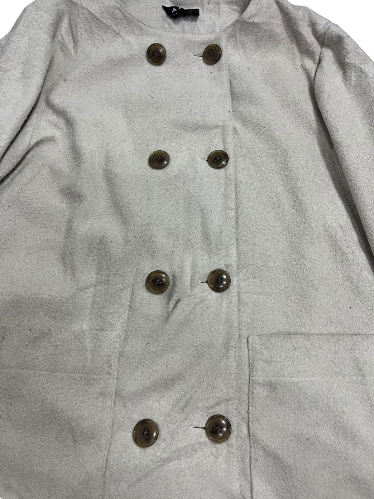 A.P.C. A.P.C. Paris Double Breasted Pea Coat Wool Jacket Size S / US 4 / IT 40 - 8 Thumbnail