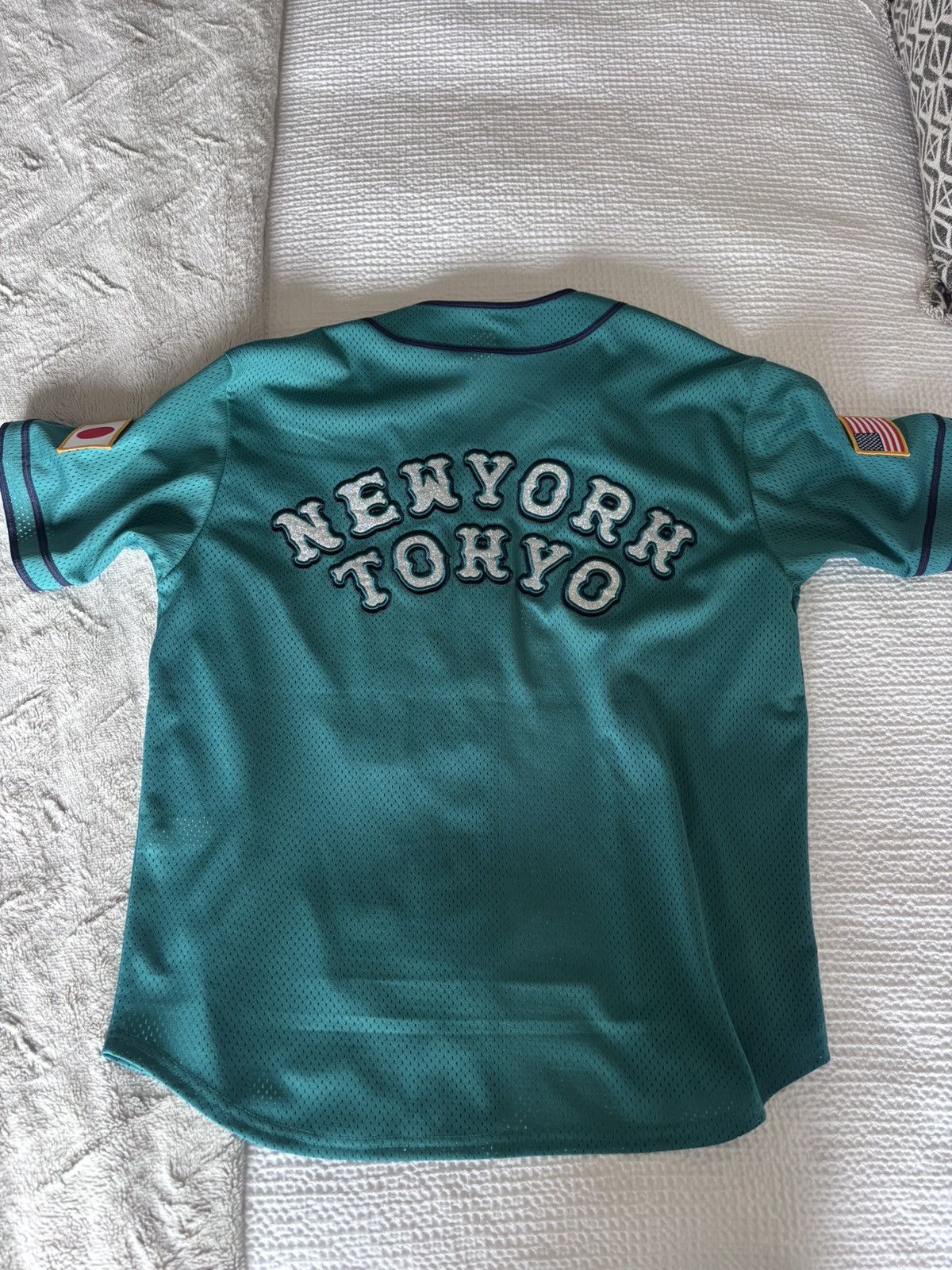 Supreme Supreme Homerun Mariner Blue Jersey Size US M / EU 48-50 / 2 - 2 Thumbnail