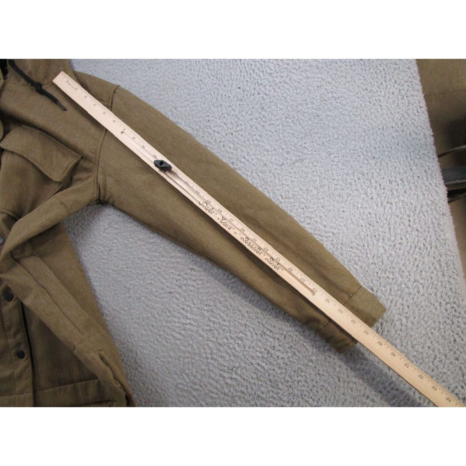Vintage Noble Outfitters Jacket Womens L Brown Hooded Lined Workwear Ranch Snap Up Size L / US 10 / IT 46 - 7 Thumbnail