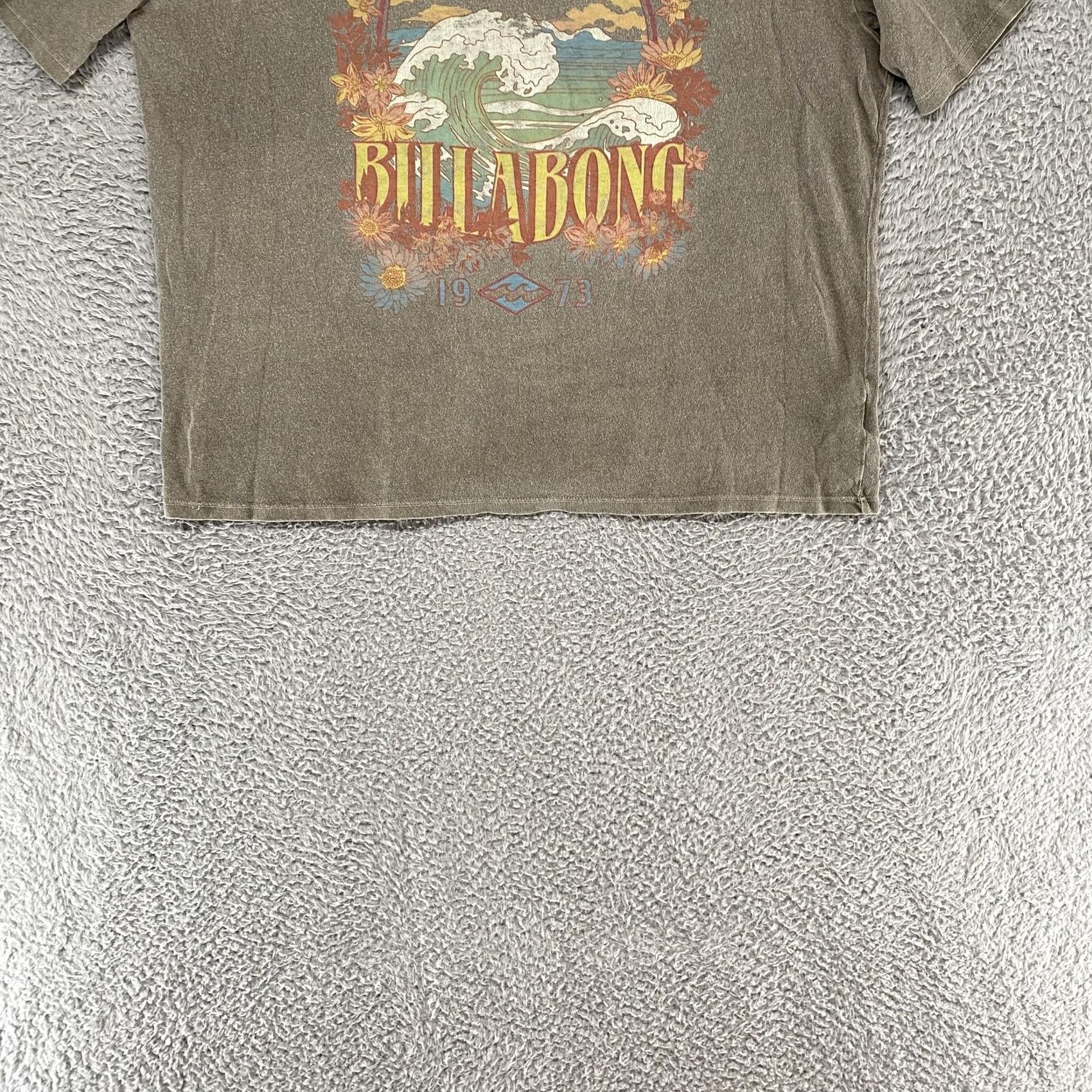 Billabong Billabong Graphic T-Shirt Womens Small Brown Retro Oversized Boxy Surf Faded Shirt Womens Small Brown Surf Beach 90s Size S / US 4 / IT 40 - 2 Thumbnail