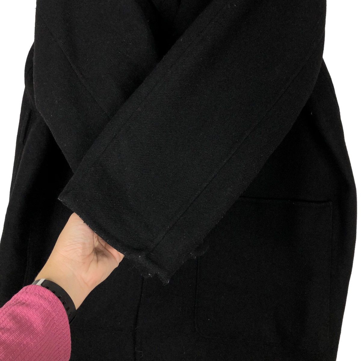 Japanese Brand 🔥Rich Black - Fly Coats Long Jacket Wool Uniqlo Undercover Size US L / EU 52-54 / 3 - 15 Thumbnail