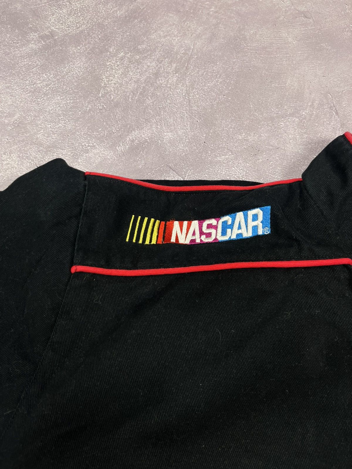 NASCAR Vintage 90s Nascar Bomber Jacket Big Logo Embroidered Rare Size US L / EU 52-54 / 3 - 5 Thumbnail