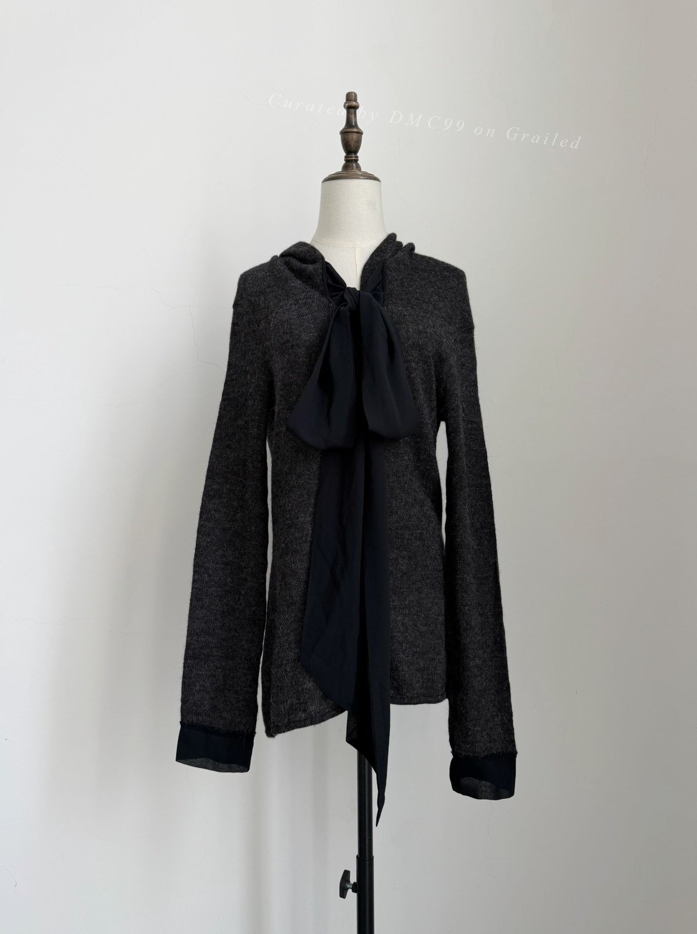 Jean Paul Gaultier Jean Paul Gaultier Vintage Knot Collar Sweater Size S / US 4 / IT 40 - 1 Thumbnail