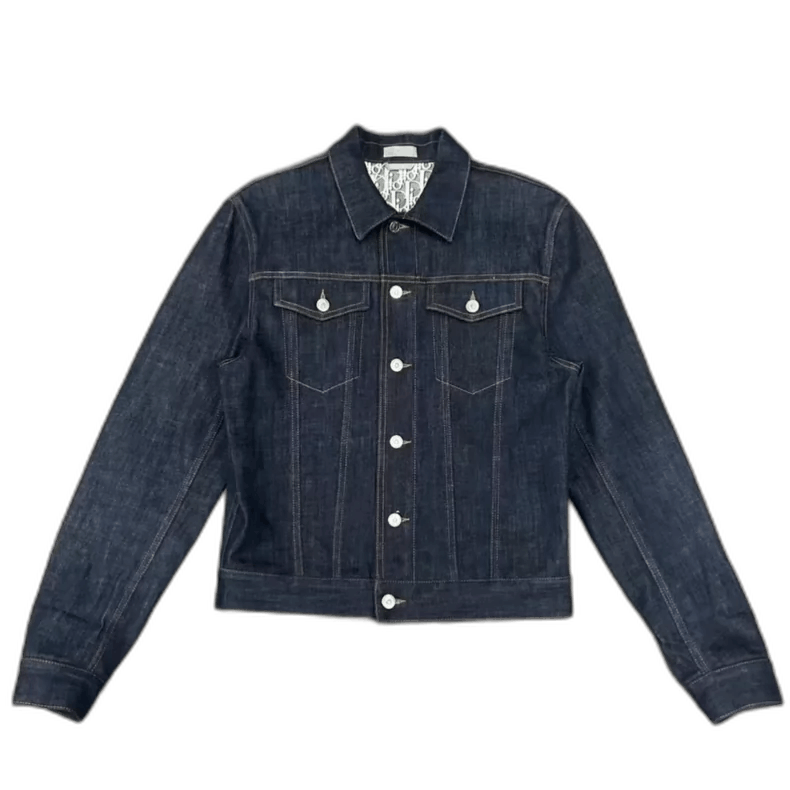 Dior Dior DIOR Logo Denim Jacket in Size 46-2507 Size US L / EU 52-54 / 3 - 1 Thumbnail