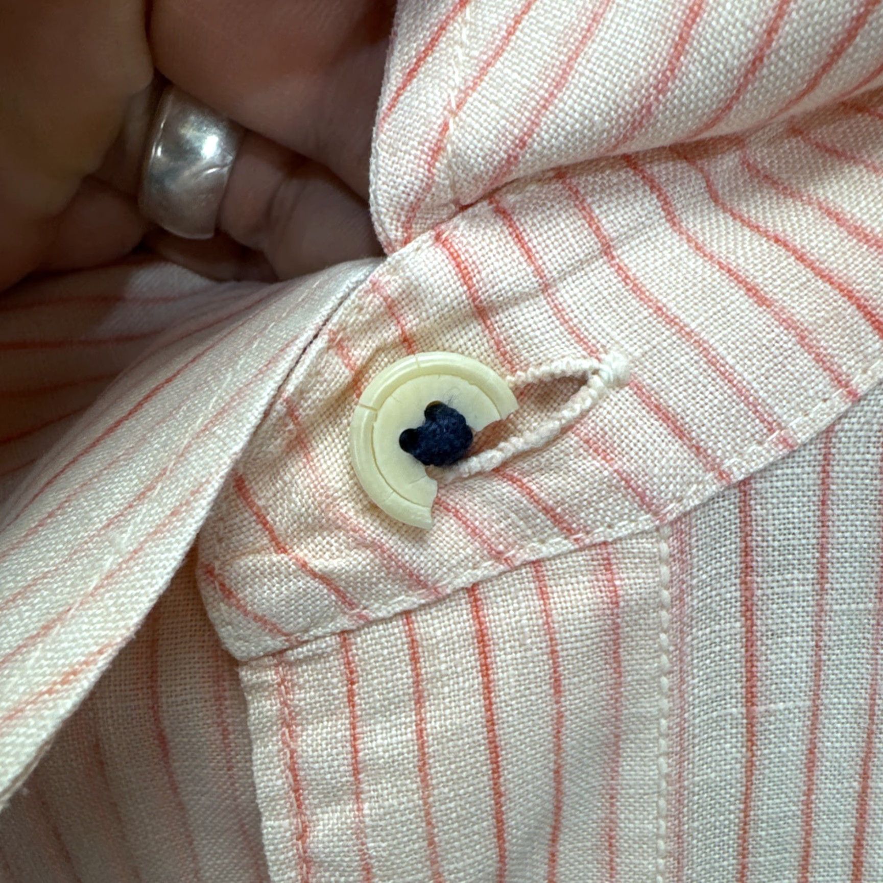 Tommy Bahama VINTAGE Tommy Bahama Men’s Linen Shirt Large Pink Striped Button-Up Casual Beach Resort Size US L / EU 52-54 / 3 - 6 Thumbnail