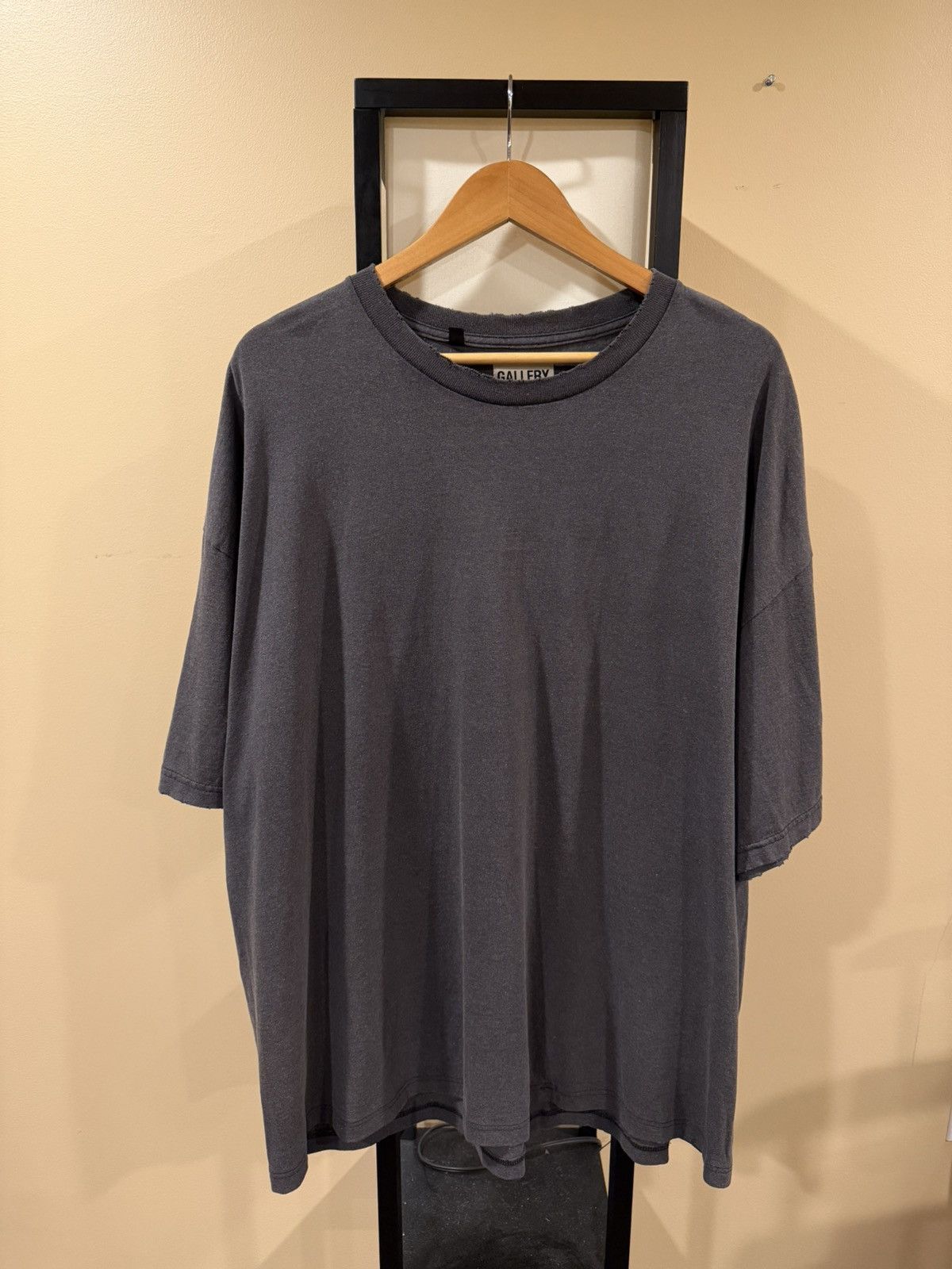 Gallery Dept. Gallery Dept Vintage Blank Wash Dust Black Distress T-Shirt Size US XXL / EU 58 / 5 - 1 Thumbnail