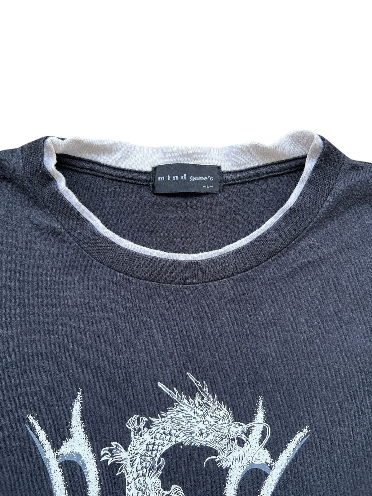 Japanese Brand 2000s Mind’s Game Dragon World Double Sleeve Japanese Brand Size US L / EU 52-54 / 3 - 3 Thumbnail