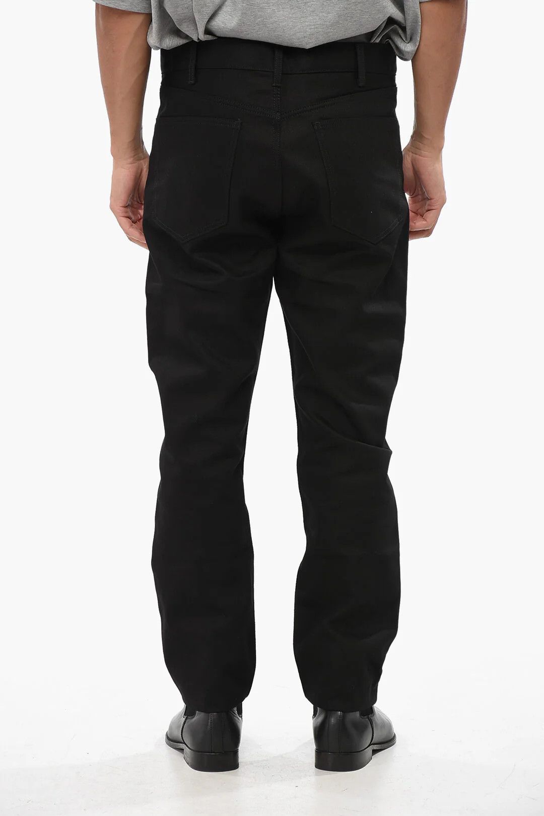 Celine og1mm0426 Regular-Fit Dark-Wash Jeans in Black Size US 30 / EU 46 - 2 Thumbnail