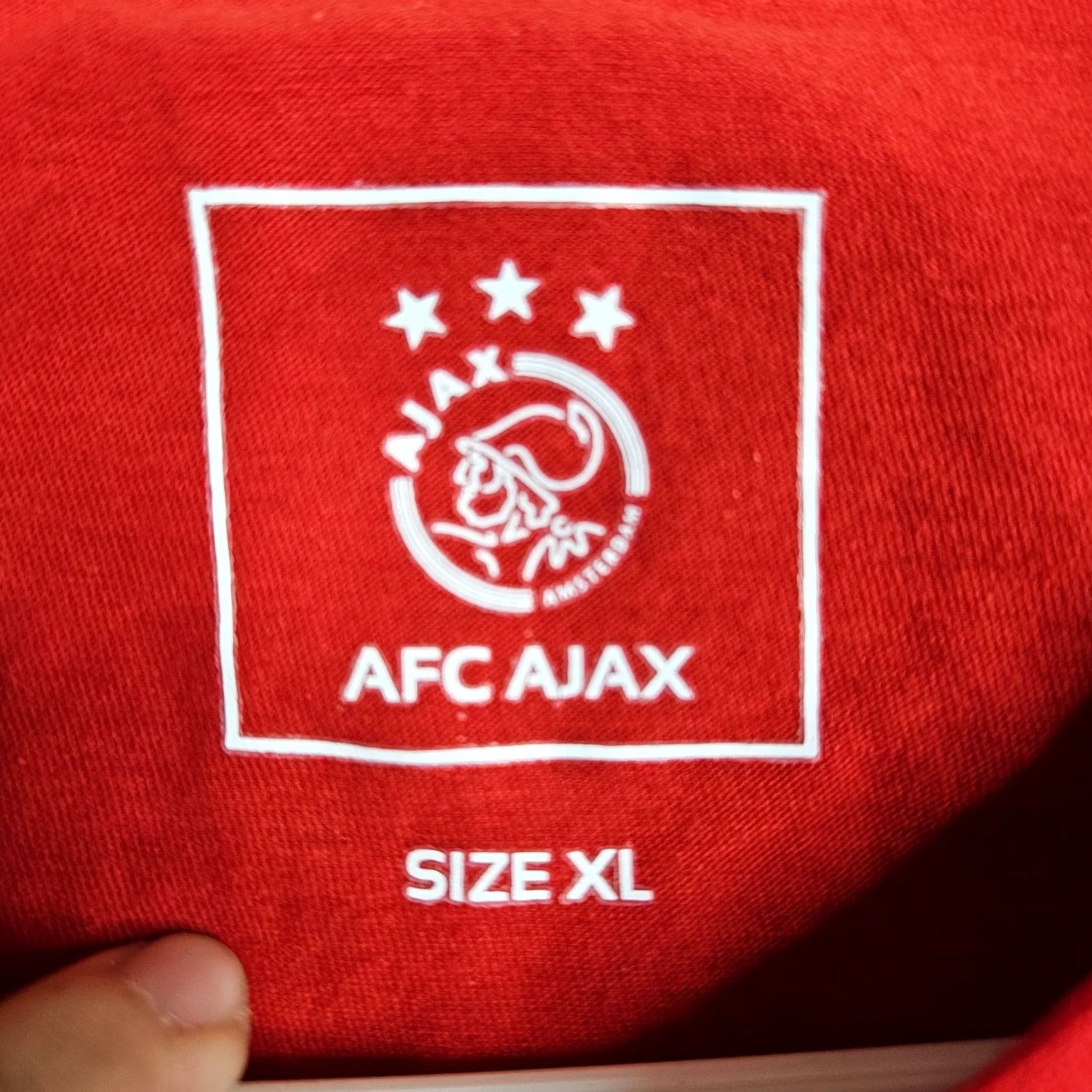Vintage AFC AJAX Unisex Adult T-Shirt Crew Neck Short Sleeve Logo Red XL Size US 36 / EU 52 - 7 Thumbnail