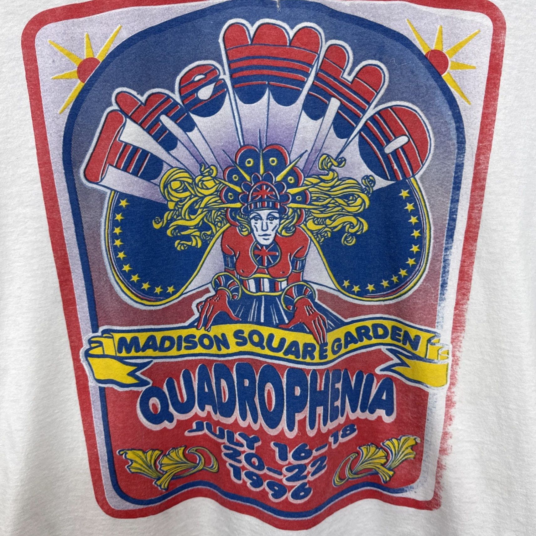 Fruit Of The Loom The Who Vintage 1996 Quadrophenia Madison Square Garden Double Sided Size L Size US L / EU 52-54 / 3 - 2 Thumbnail