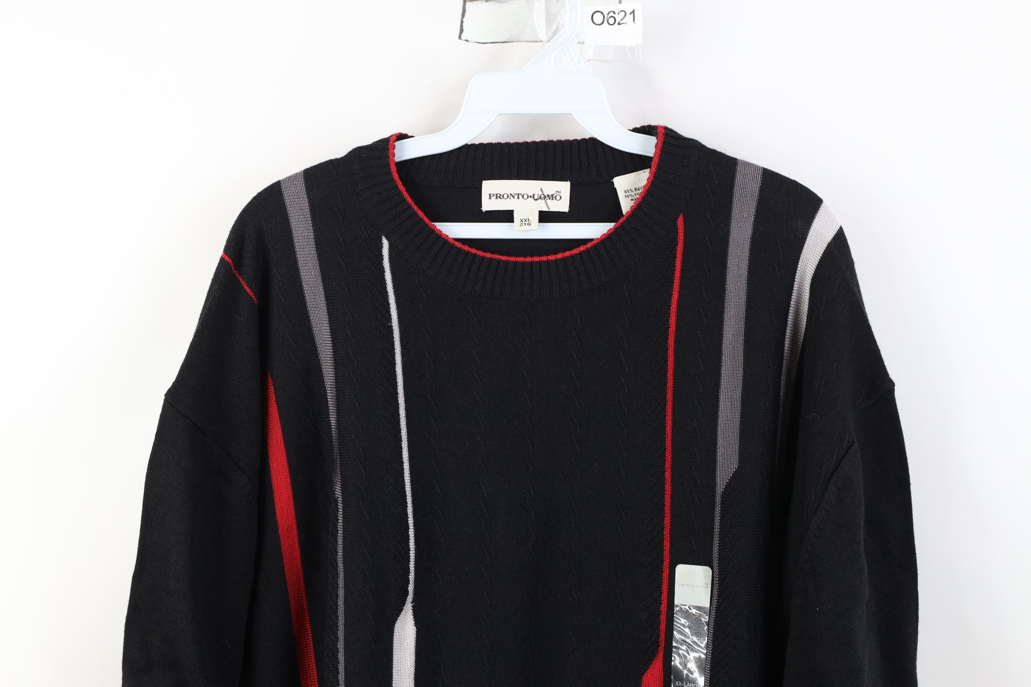 Vintage Deadstock Vintage 90s Y2K Coogi Style Short Sleeve Sweater Size US XXL / EU 58 / 5 - 2 Thumbnail