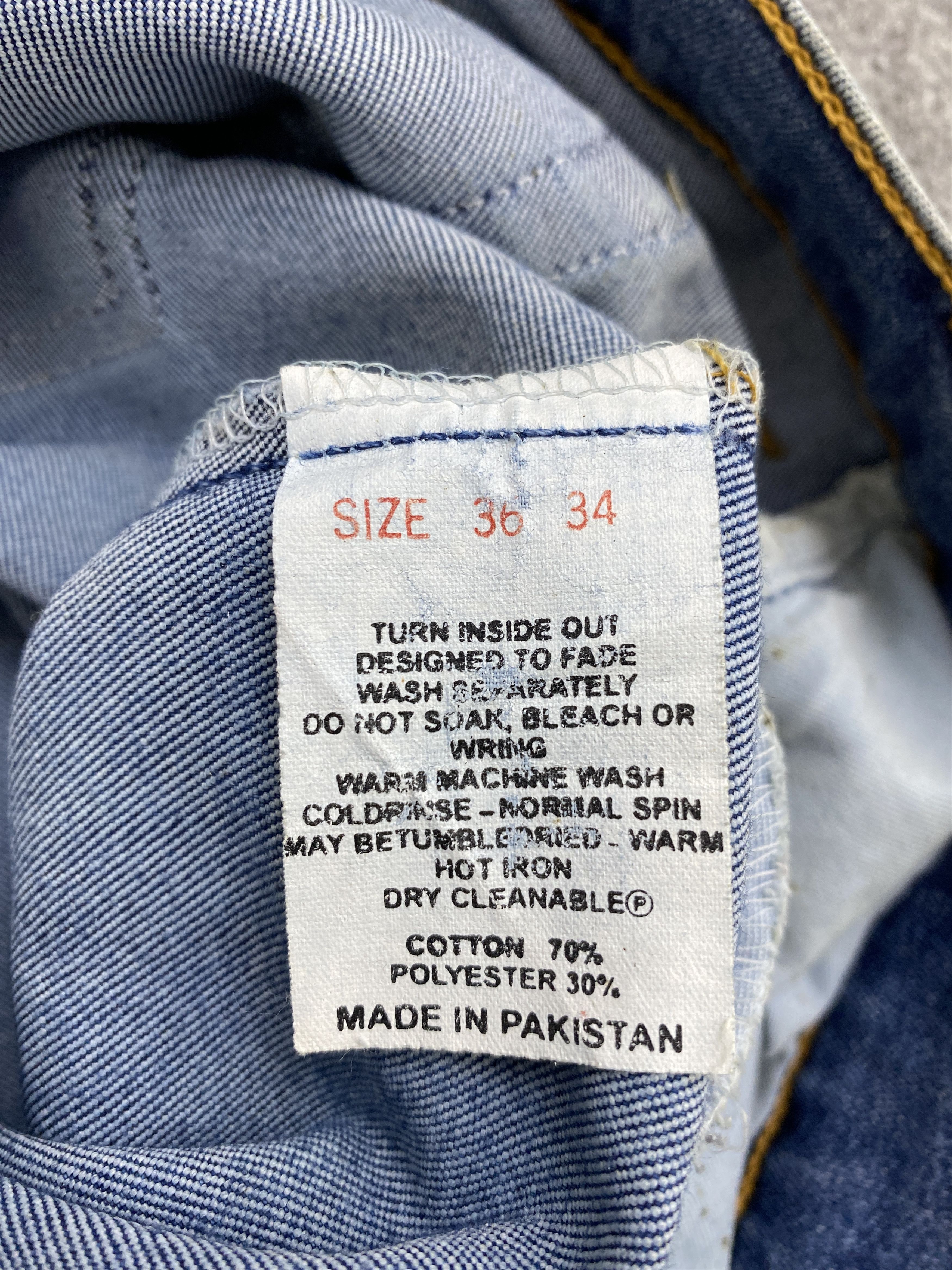 Levi's × Vintage Vintage 90s Levis 603 Blue Denim Jeans Size US 34 / EU 50 - 7 Thumbnail