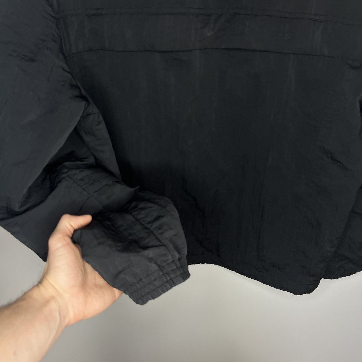 Ermenegildo Zegna Ermenegildo Zegna Light Nylon Black Jacket Windbreaker Size US XXL / EU 58 / 5 - 9 Thumbnail