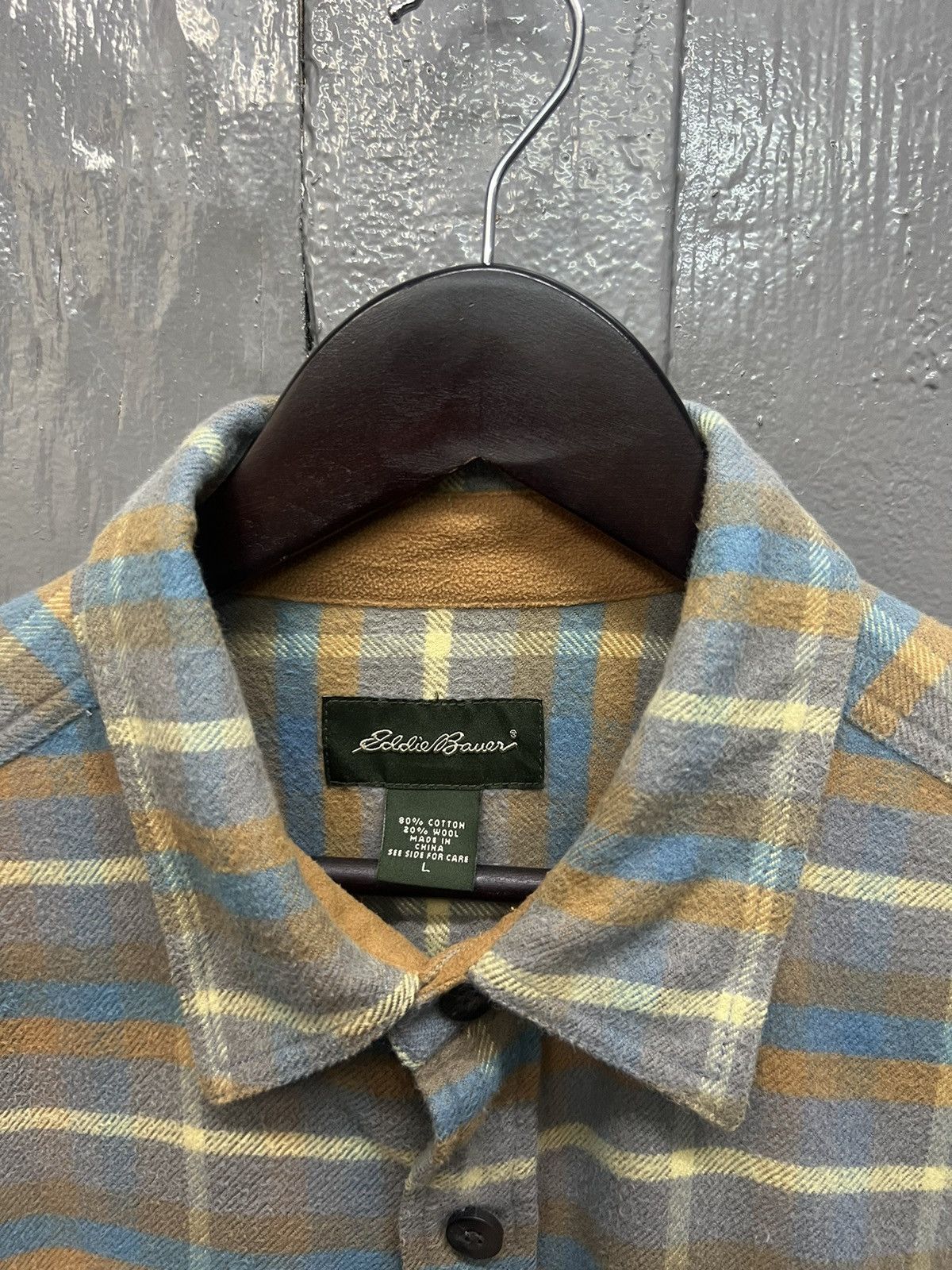 Eddie Bauer × Vintage Eddie Bauer Flannel Shirt Size US L / EU 52-54 / 3 - 5 Thumbnail
