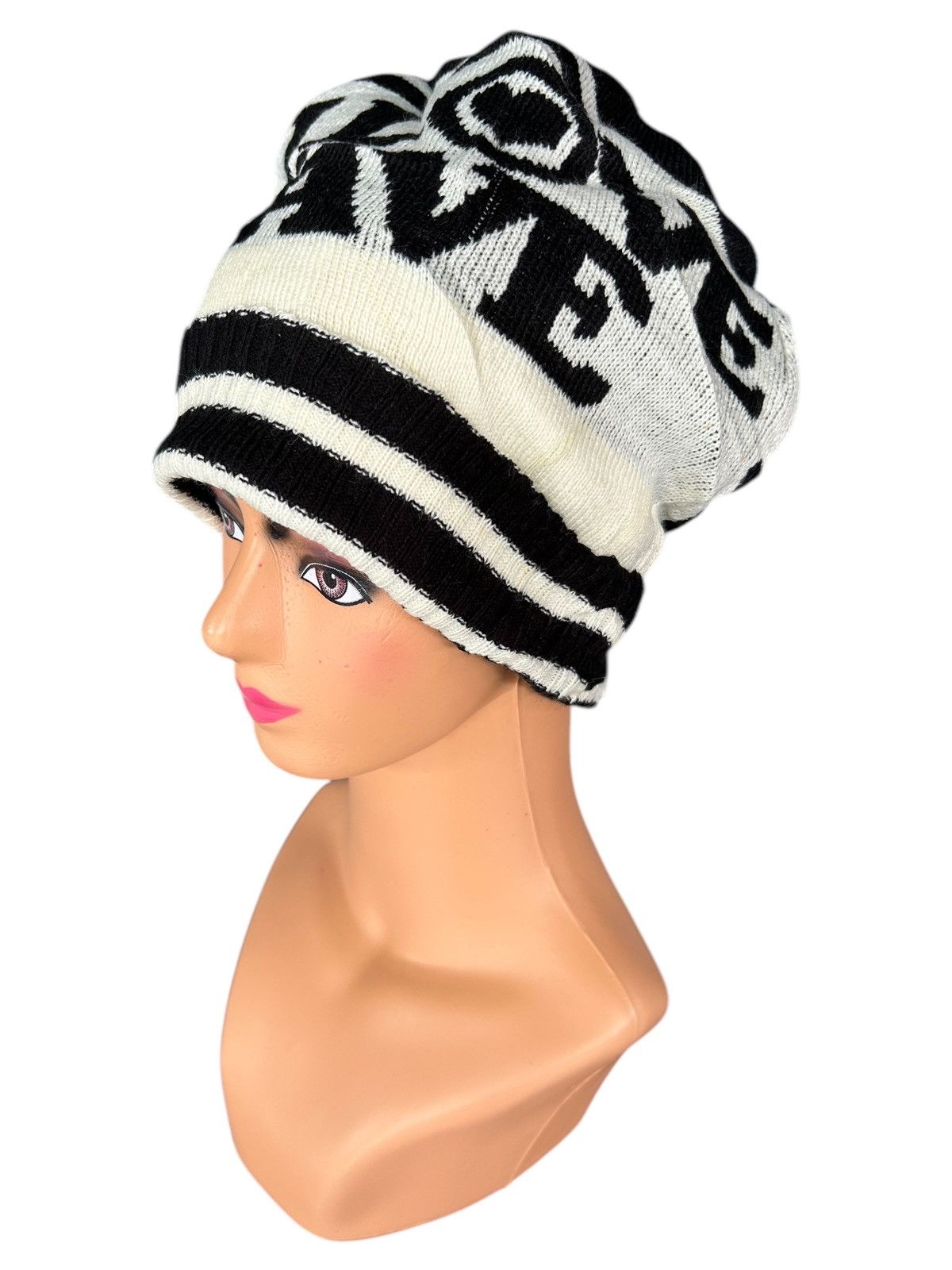Japanese Brand × Kapital × Vintage I LOVE WAVE knitt Beanie Hats Size ONE SIZE - 1 Thumbnail
