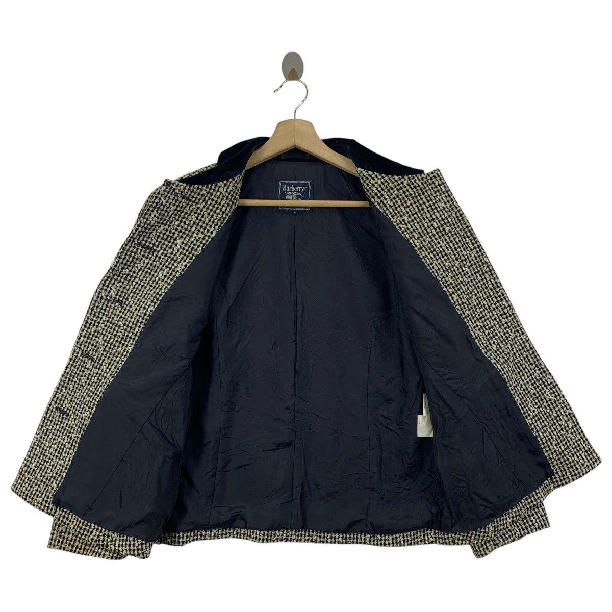 Burberry × Vintage Vintage BURBERRYS Tweed wool jacket Size US M / EU 48-50 / 2 - 5 Thumbnail