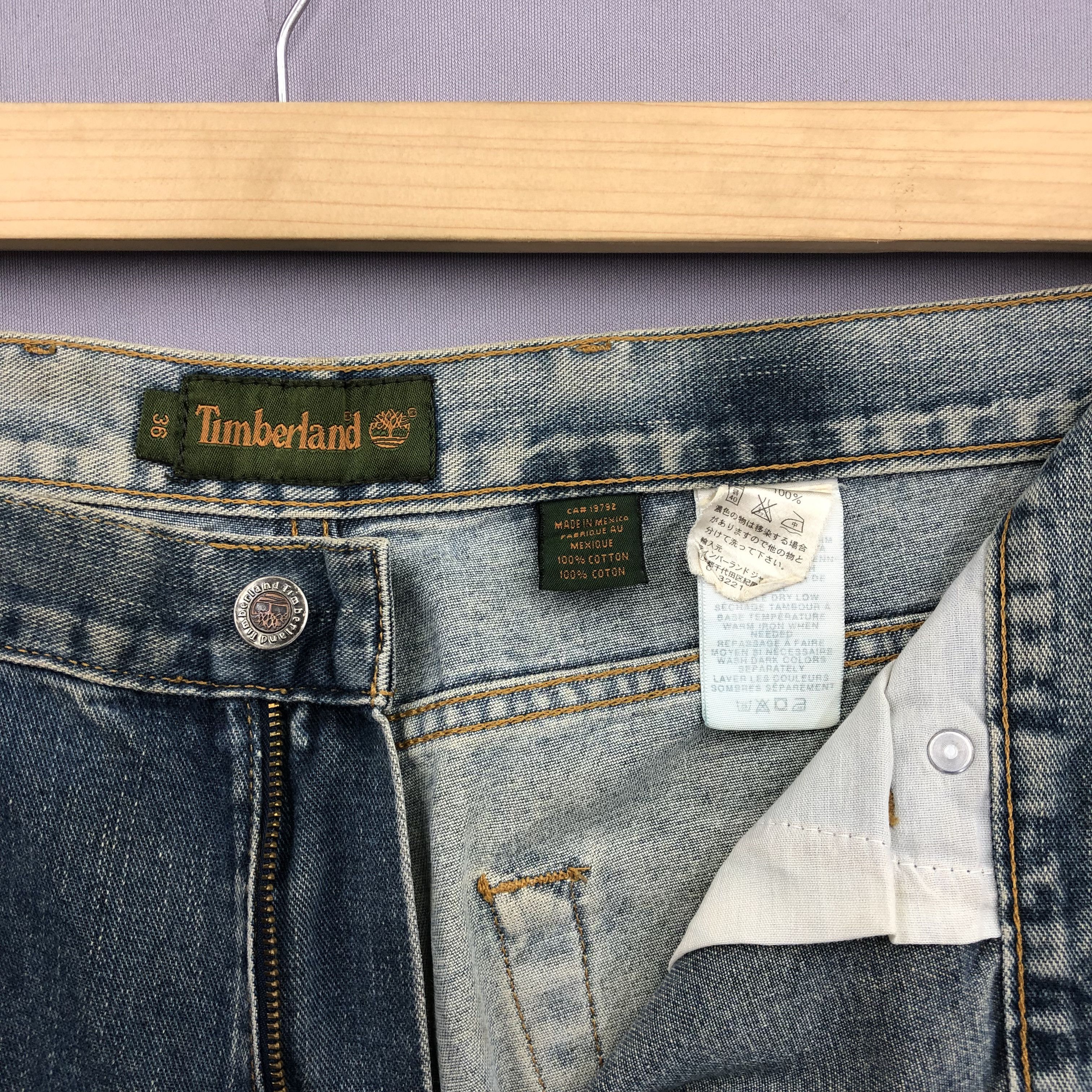 Jean Vintage Timberland Baggy Jeans Faded Loose Denim Size US 36 / EU 52 - 8 Thumbnail