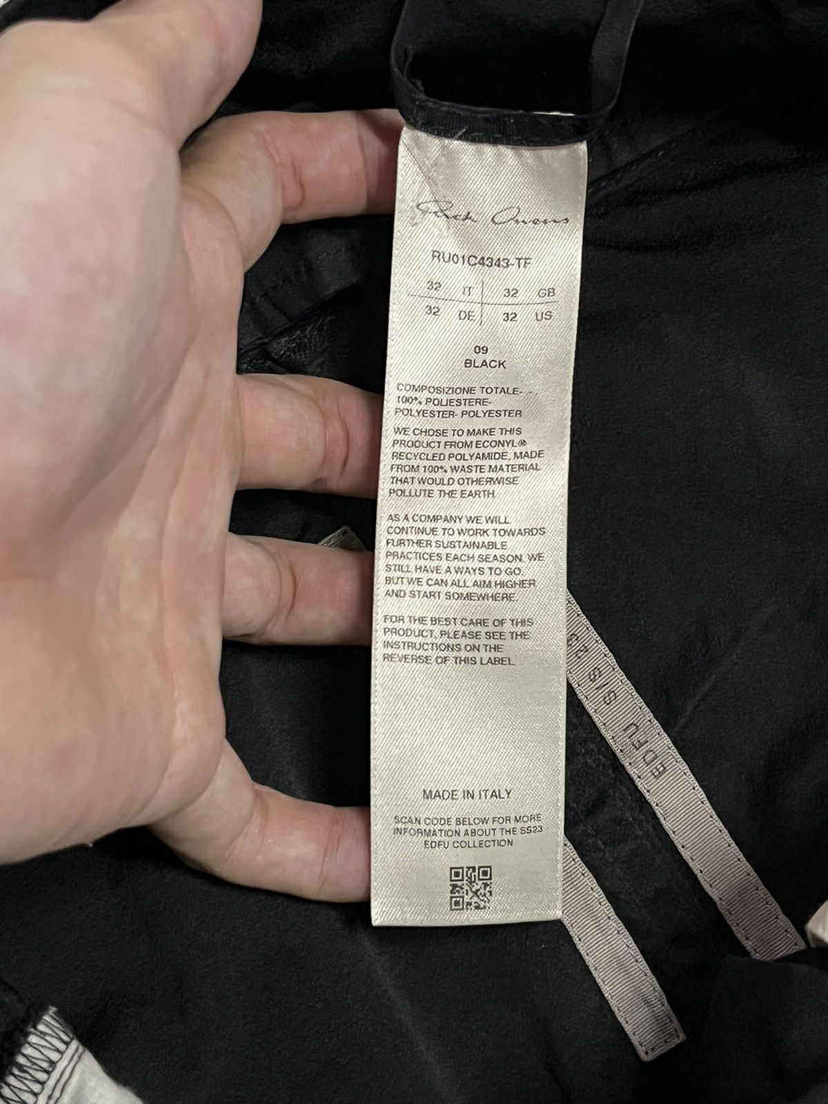 Rick Owens 2023 RICK OWEN EDFU BOLAN Size US 32 / EU 48 - 10 Thumbnail