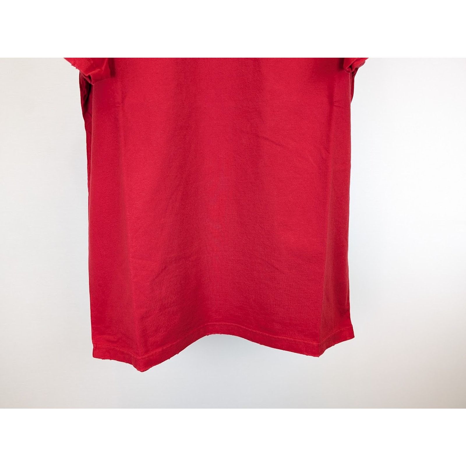 Balenciaga o1rshd1 Oversizes Fit Many Kisses Tee T-Shirt in Red Size US M / EU 48-50 / 2 - 5 Thumbnail