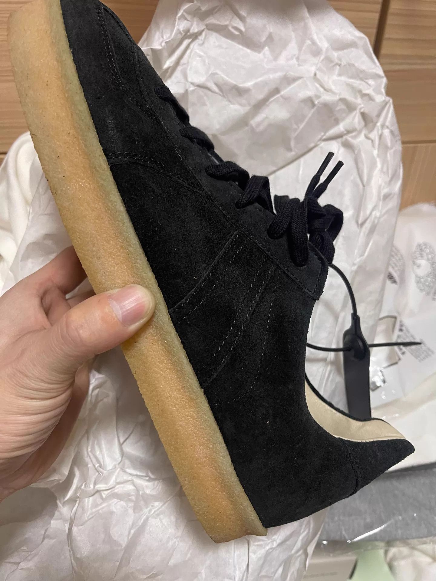 Hobo hobo X R.O.F. A.PRESSE German Military Trainer 42 Black Size US 9 / EU 42 - 4 Thumbnail