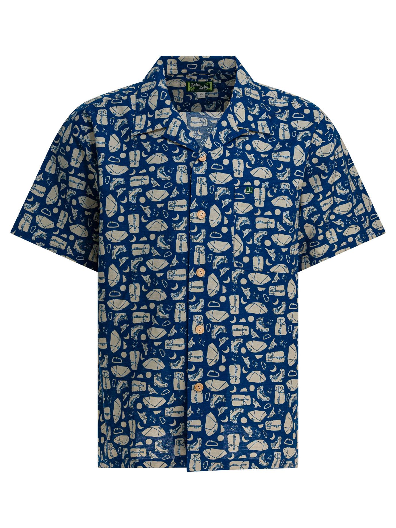 Montbell Take Loha Yamadougu Shirt tag size XL Men - USA Duties Paid