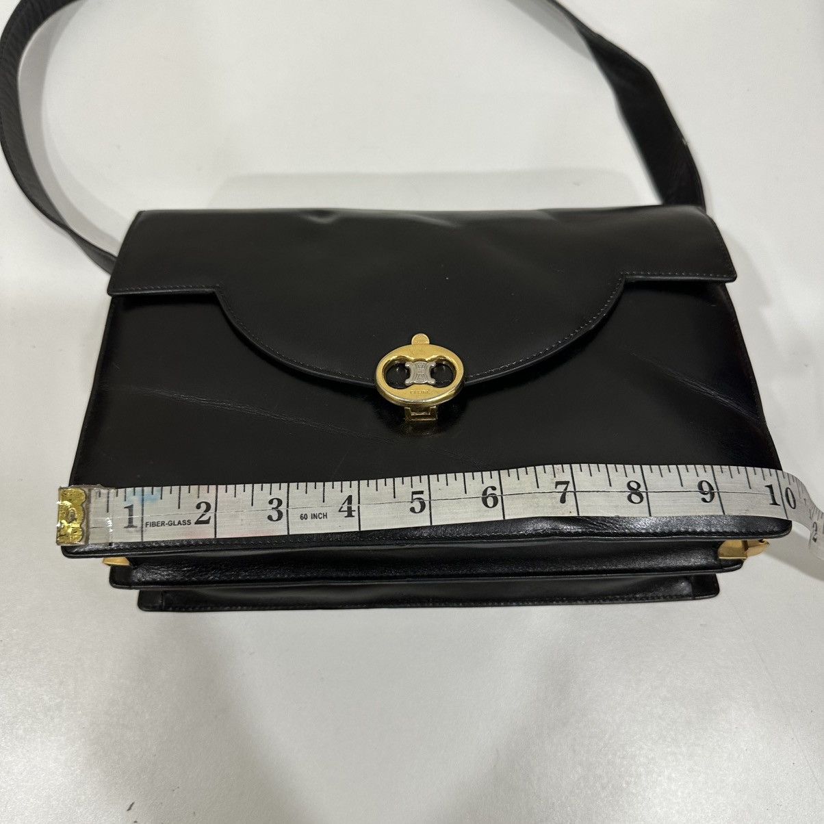 Celine CELINE BOX TRIOMPHE LEATHER SHOULDER BAG Size ONE SIZE - 10 Thumbnail