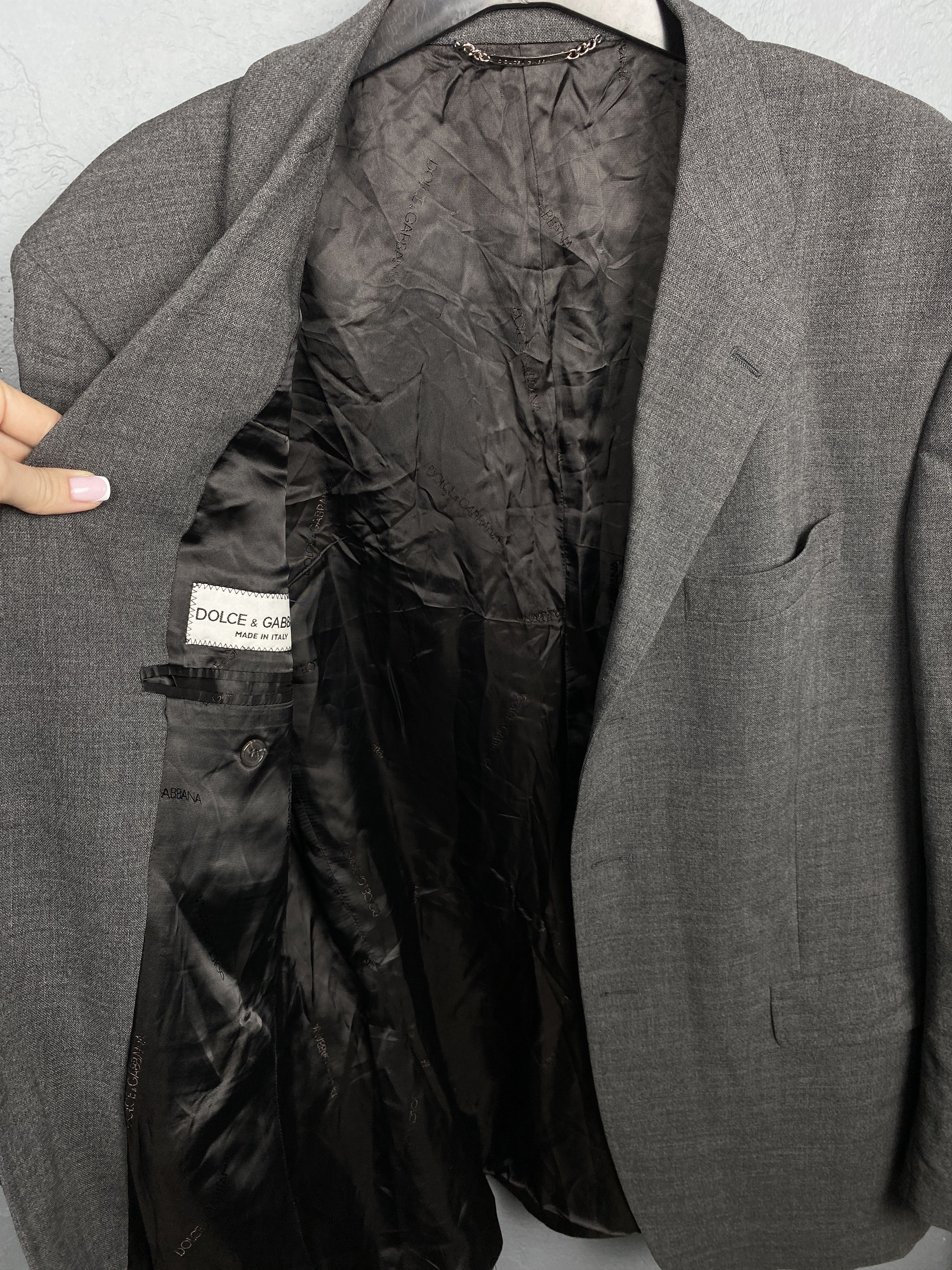 Dolce & Gabbana Dolce & Gabbana Vintage 3 Buttons Blazer Jacket Size US L / EU 52-54 / 3 - 4 Thumbnail