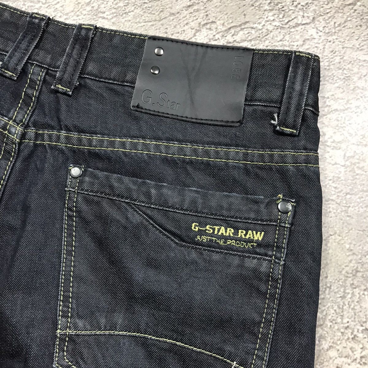 Vintage Vintage 90s G-Star Distressed Baggy Jeans Grunge Skate 33 Size US 33 - 7 Thumbnail