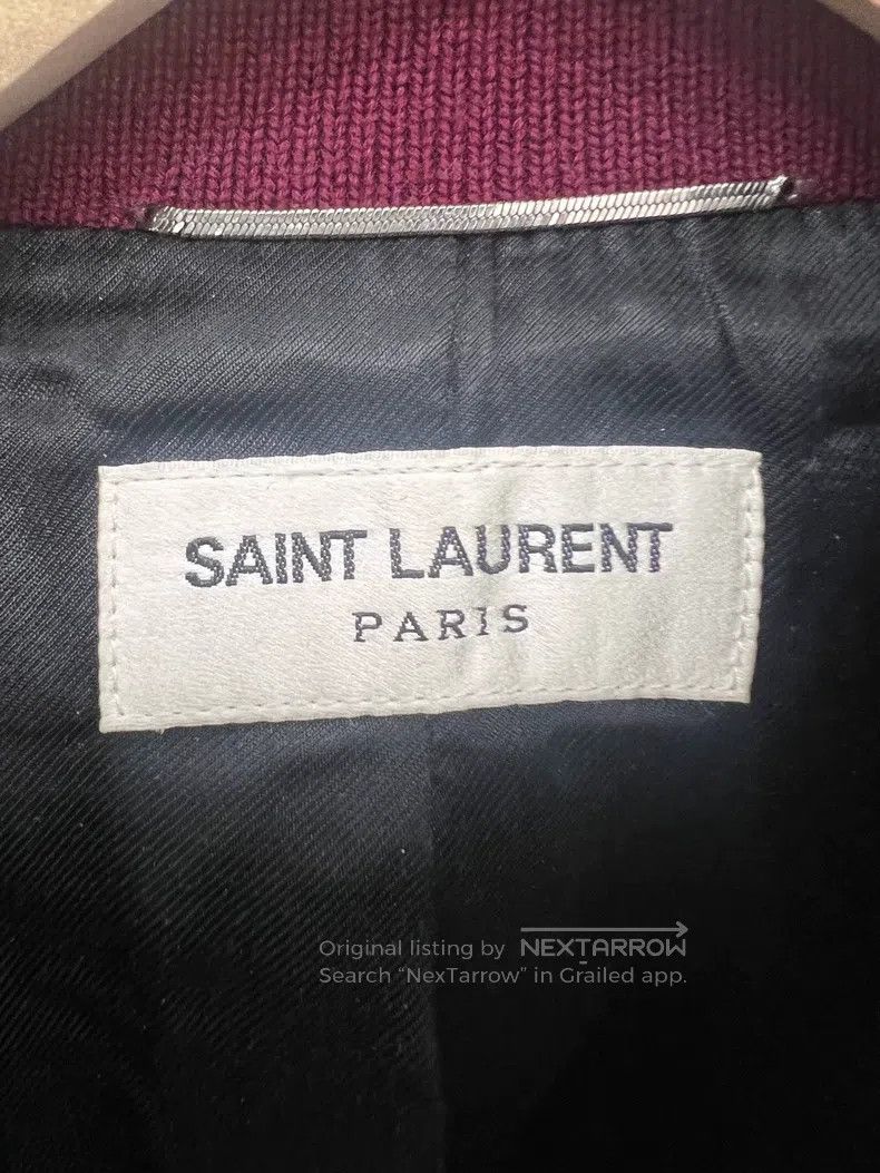 Saint Laurent Paris Saint Laurent Paris Baseball Jacket Size US S / EU 44-46 / 1 - 2 Thumbnail
