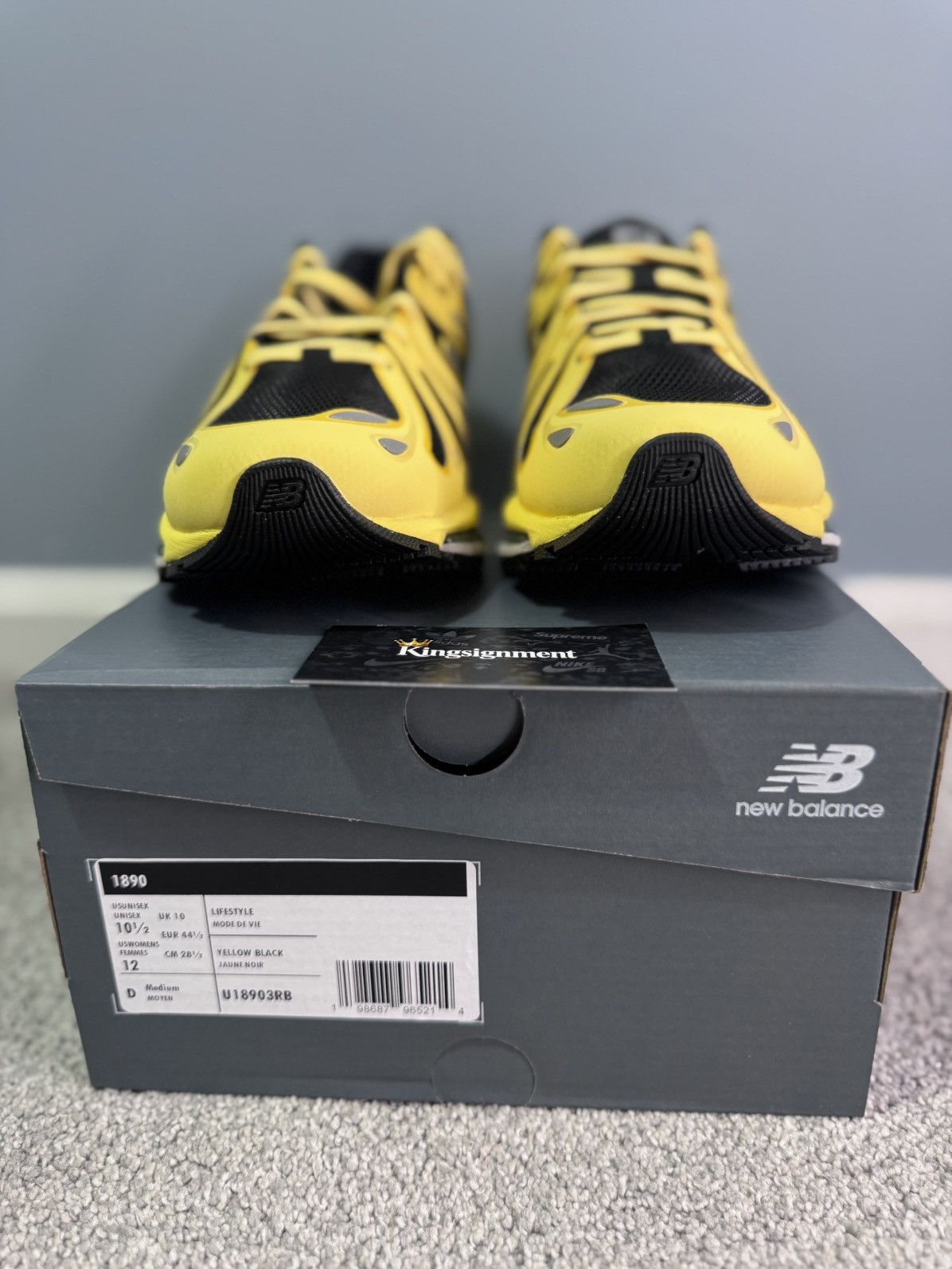 New Balance New Balance 1890 Star Burst Black size 10.5 men’s DS Size US 10.5 / EU 43-44 - 3 Thumbnail